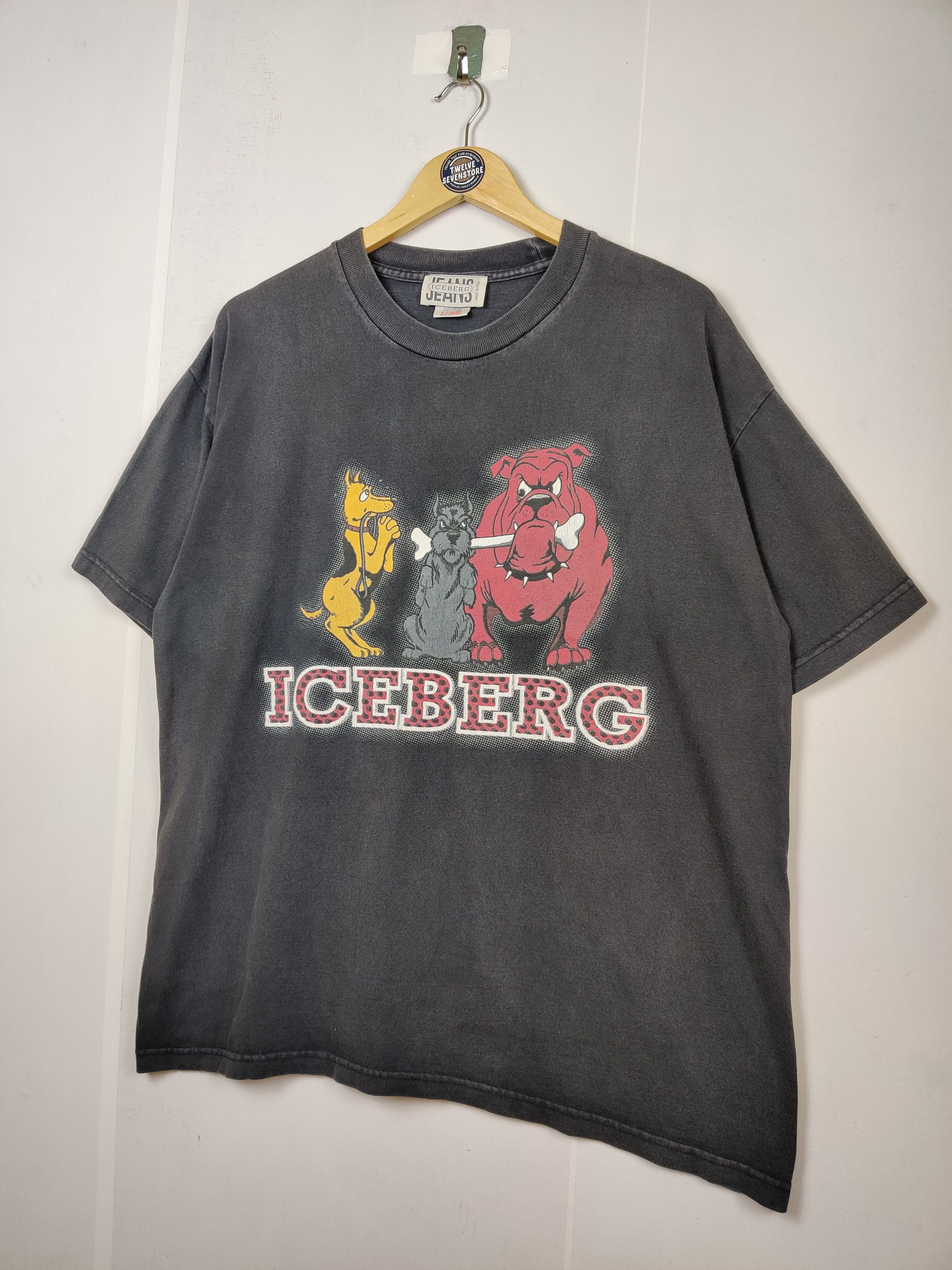 Iceberg Vintage Iceberg Jeans Bull Dog Tee Tshirt Size US XL / EU 56 / 4 - 2 Thumbnail