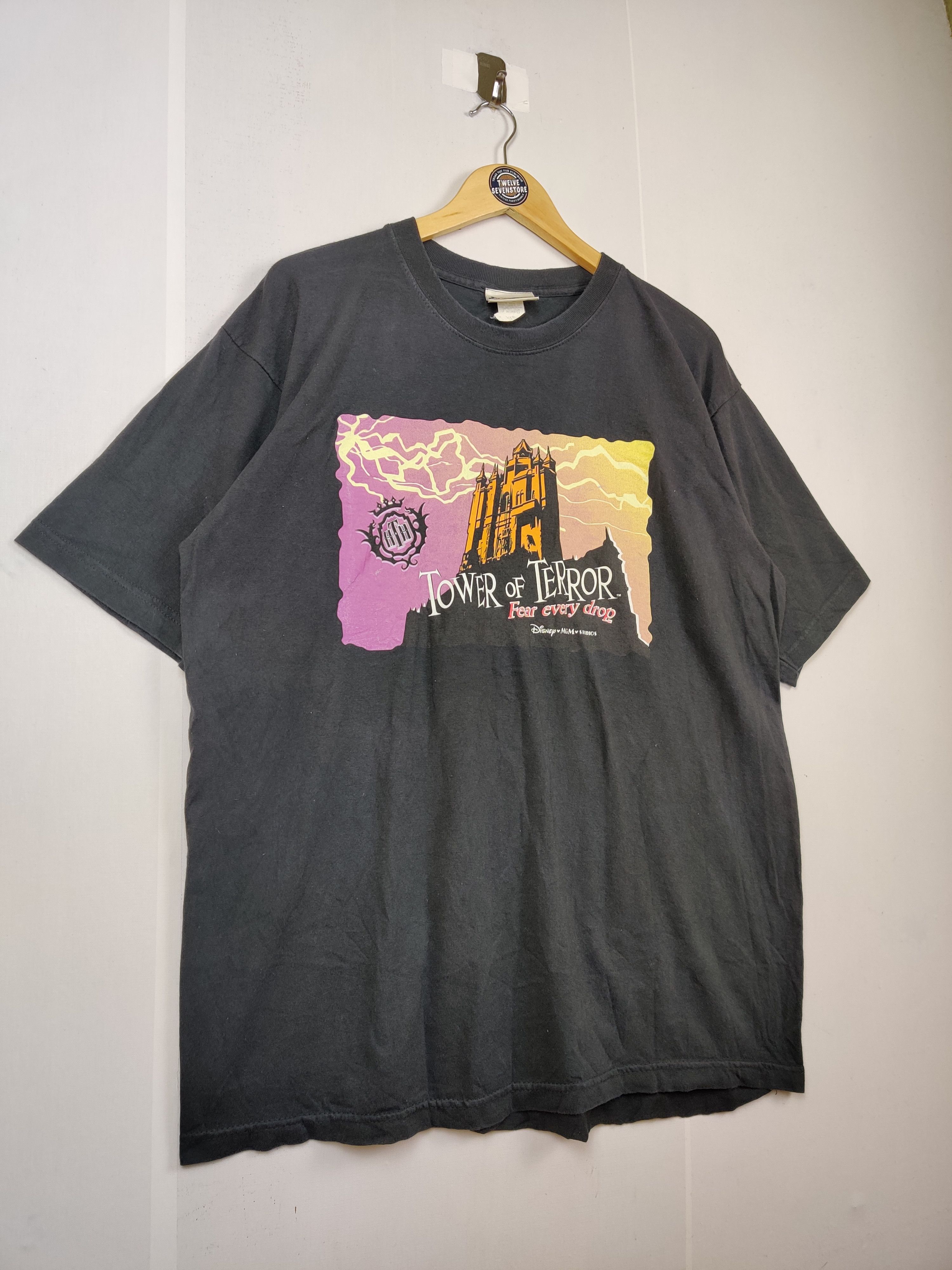 Disney Vintage Disney Movie Tower Of Terror Tee Tshirt Size US XL / EU 56 / 4 - 4 Thumbnail