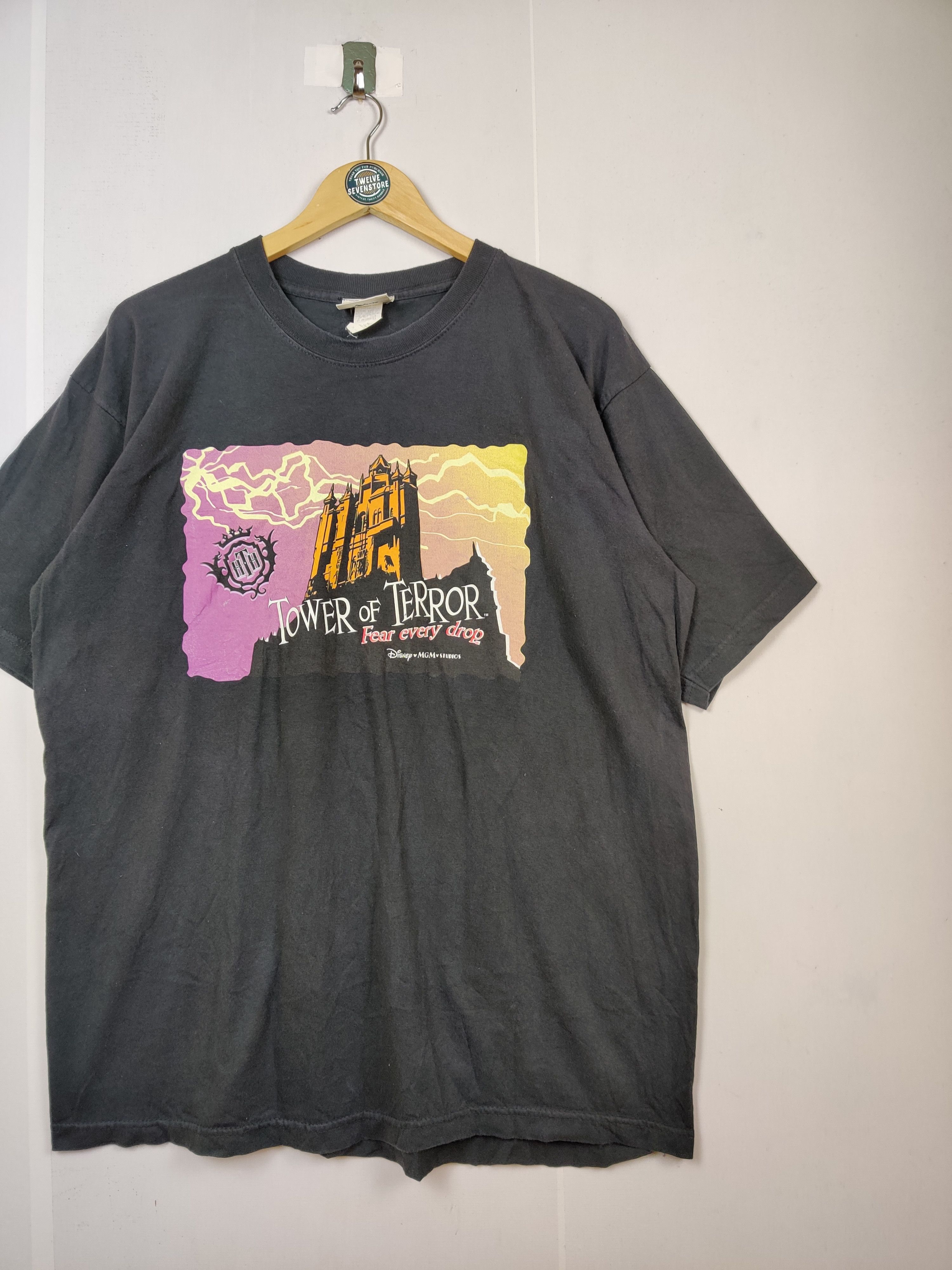 Disney Vintage Disney Movie Tower Of Terror Tee Tshirt Size US XL / EU 56 / 4 - 3 Thumbnail