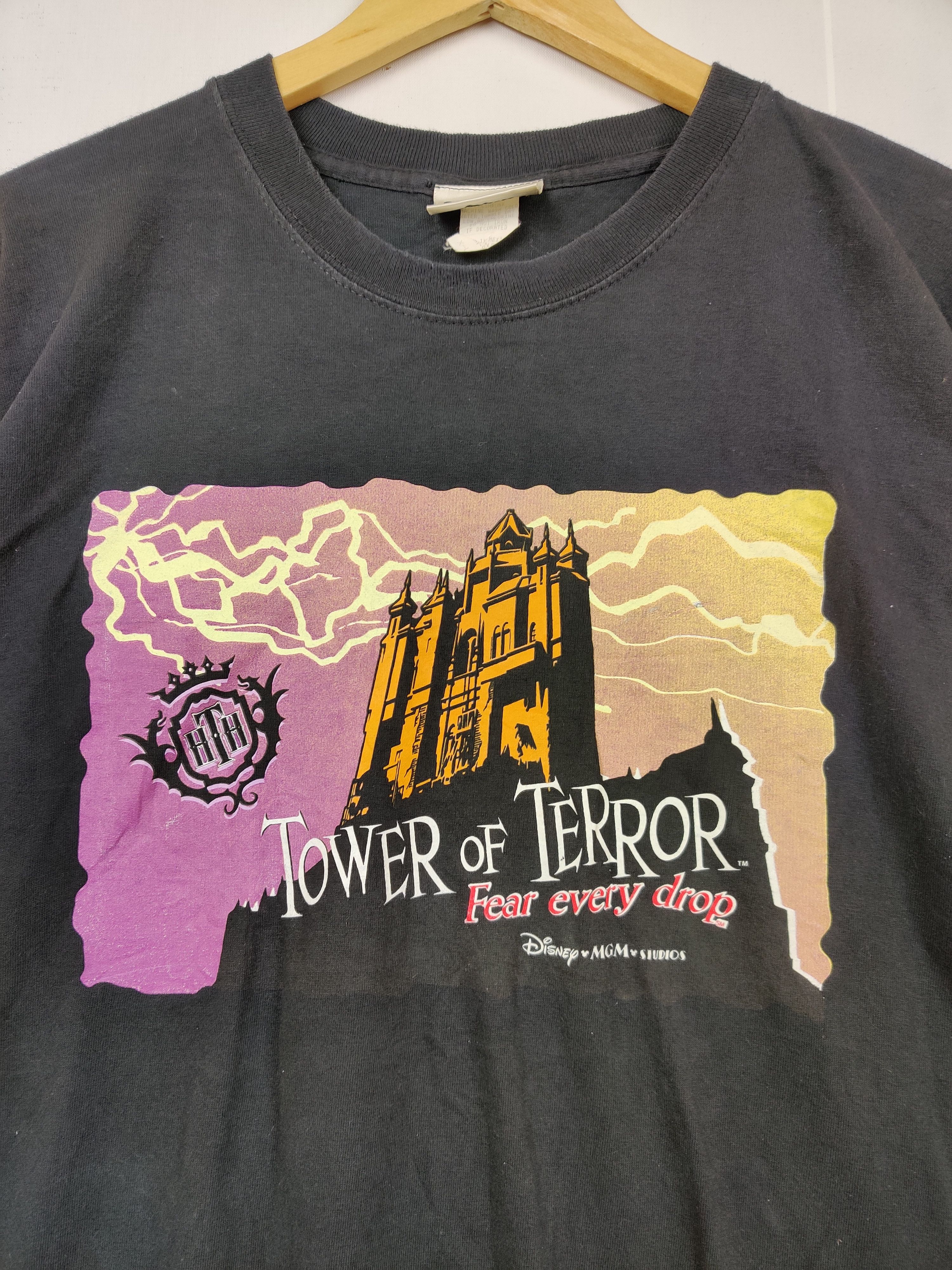 Disney Vintage Disney Movie Tower Of Terror Tee Tshirt Size US XL / EU 56 / 4 - 5 Thumbnail