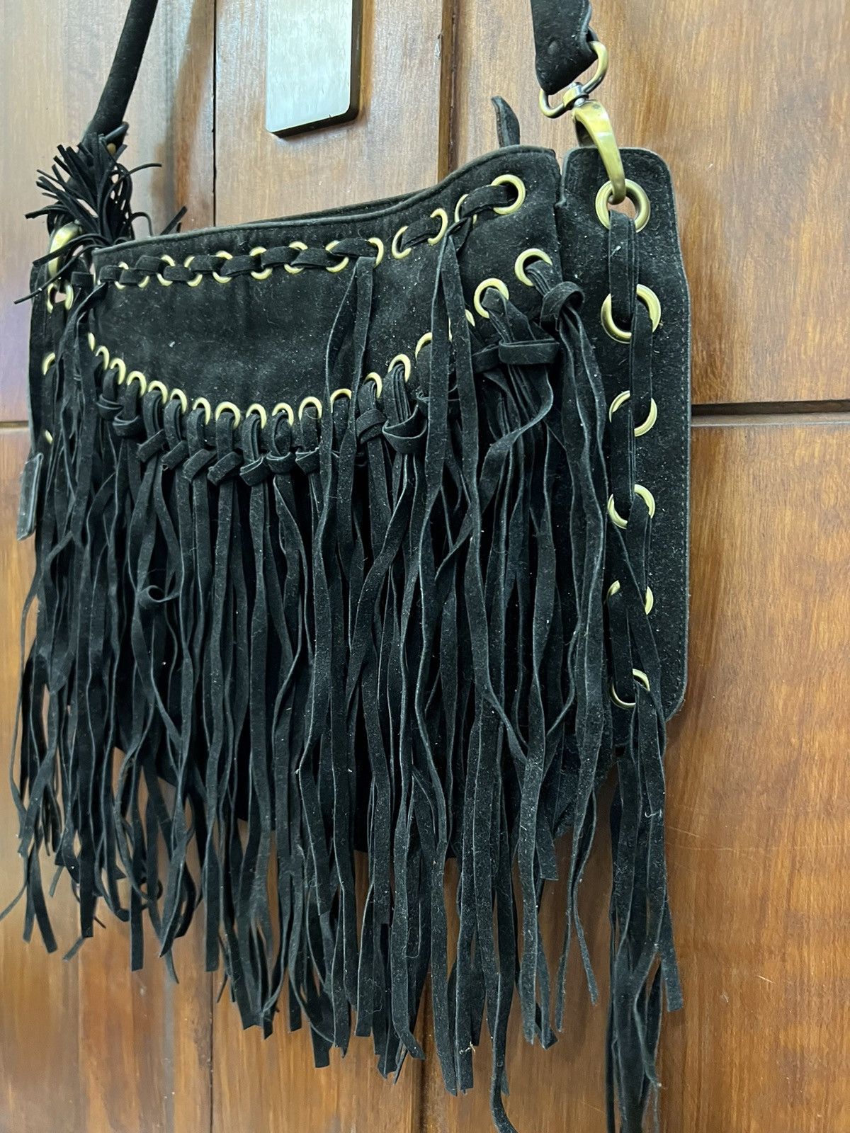 Genuine Leather Lip Service Shoulder Bag Size ONE SIZE - 3 Thumbnail