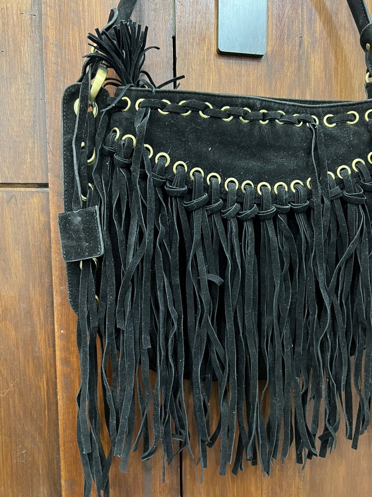 Genuine Leather Lip Service Shoulder Bag Size ONE SIZE - 2 Thumbnail