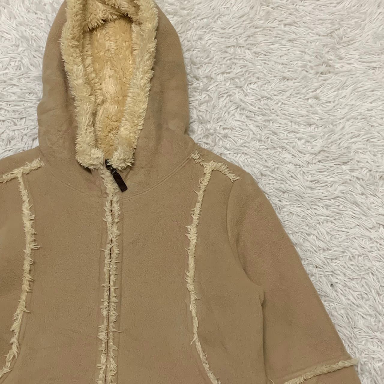 Japanese Brand Uniqlo Fleece sherpa jacket Size S / US 4 / IT 40 - 4 Thumbnail