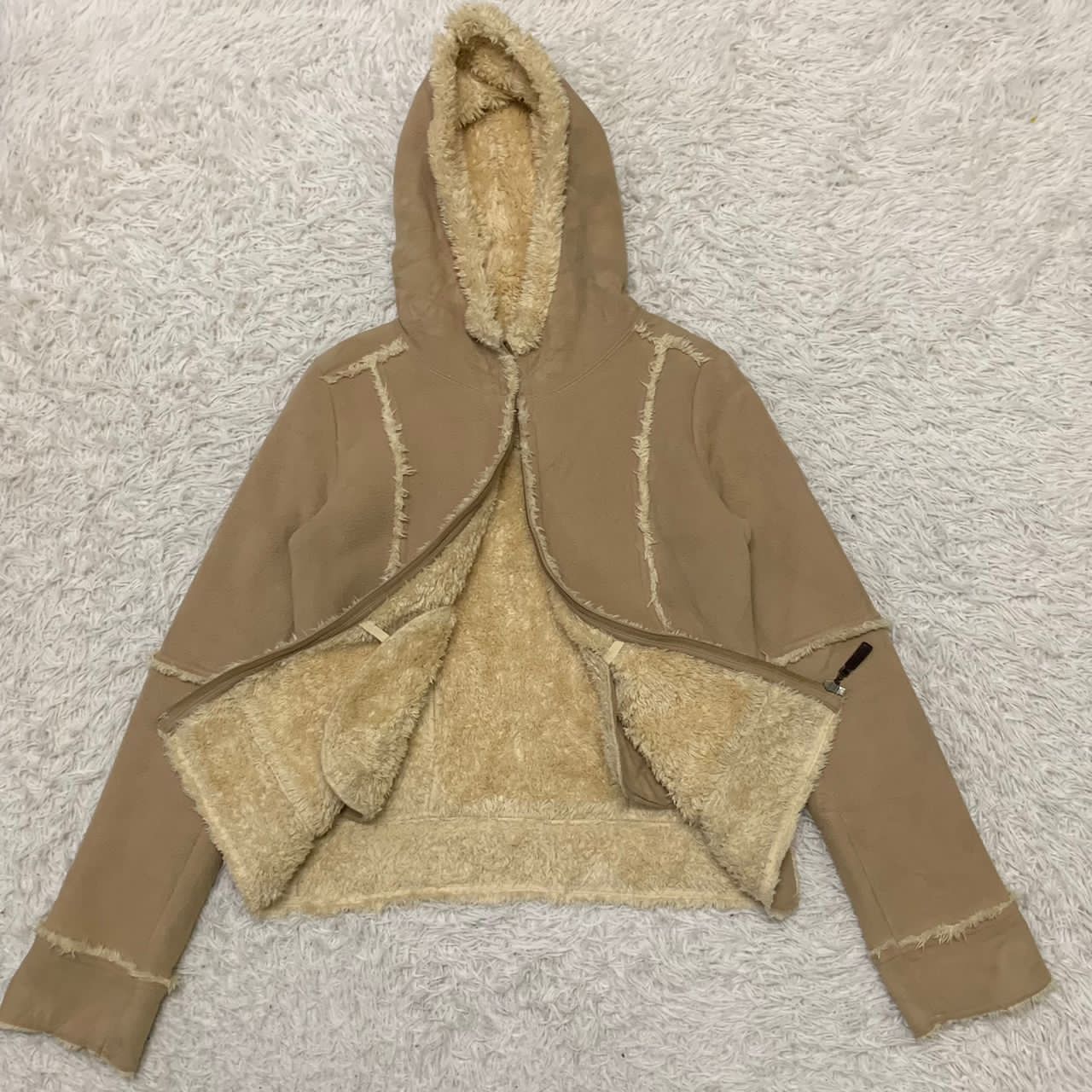 Japanese Brand Uniqlo Fleece sherpa jacket Size S / US 4 / IT 40 - 3 Thumbnail