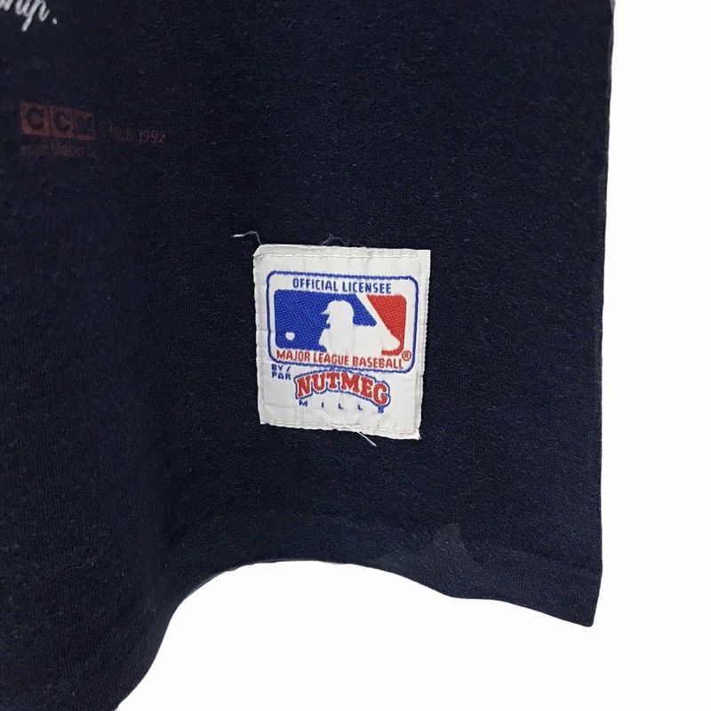 MLB × Nutmeg × Vintage Rare Vintage 1992 MLB Atlanta Spellout Embroidery Tee Size US M / EU 48-50 / 2 - 9 Thumbnail