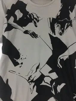 Anime × Cartoon Network × Uniqlo Rare Design Anime Evangelion Overprint Tshirt Size US L / EU 52-54 / 3 - 4 Thumbnail
