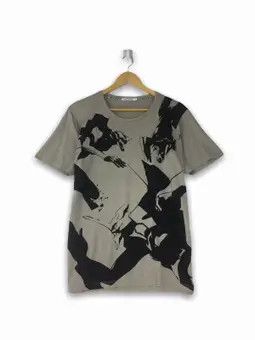Anime × Cartoon Network × Uniqlo Rare Design Anime Evangelion Overprint Tshirt Size US L / EU 52-54 / 3 - 1 Thumbnail