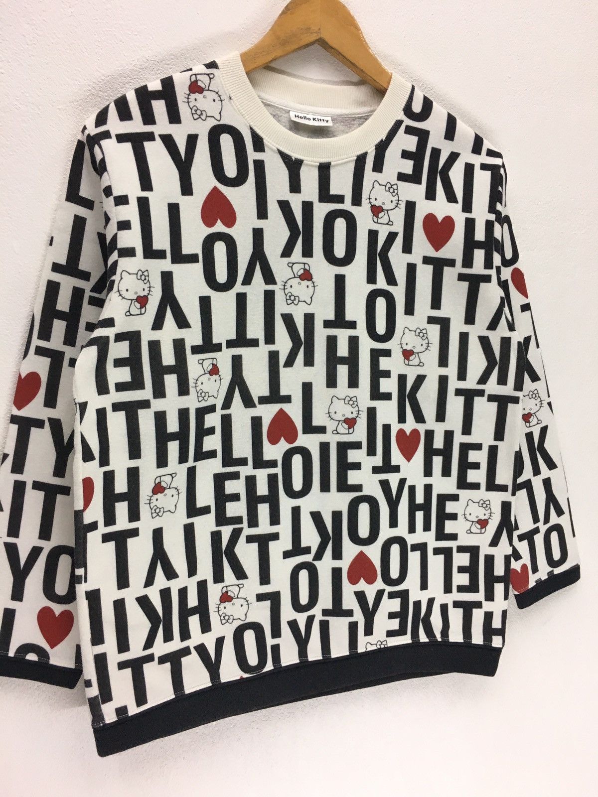 Anime × Cartoon Network × Japanese Brand Vintage Hello Kitty Full Print Cartoon Sweatshirt Size S / US 4 / IT 40 - 4 Thumbnail
