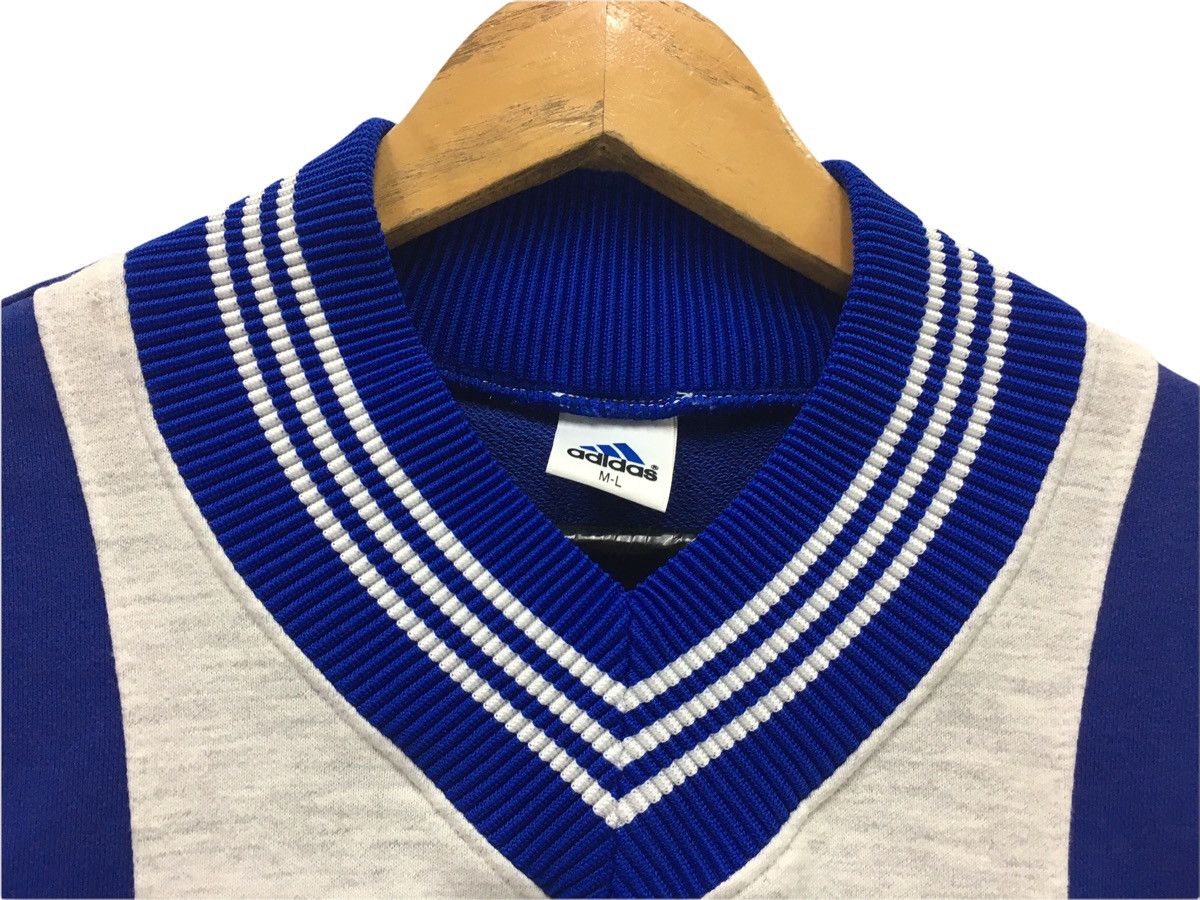 Adidas × Vintage Vintage Adidas Big Logo Nice Design Sweatshirt Size US L / EU 52-54 / 3 - 6 Thumbnail