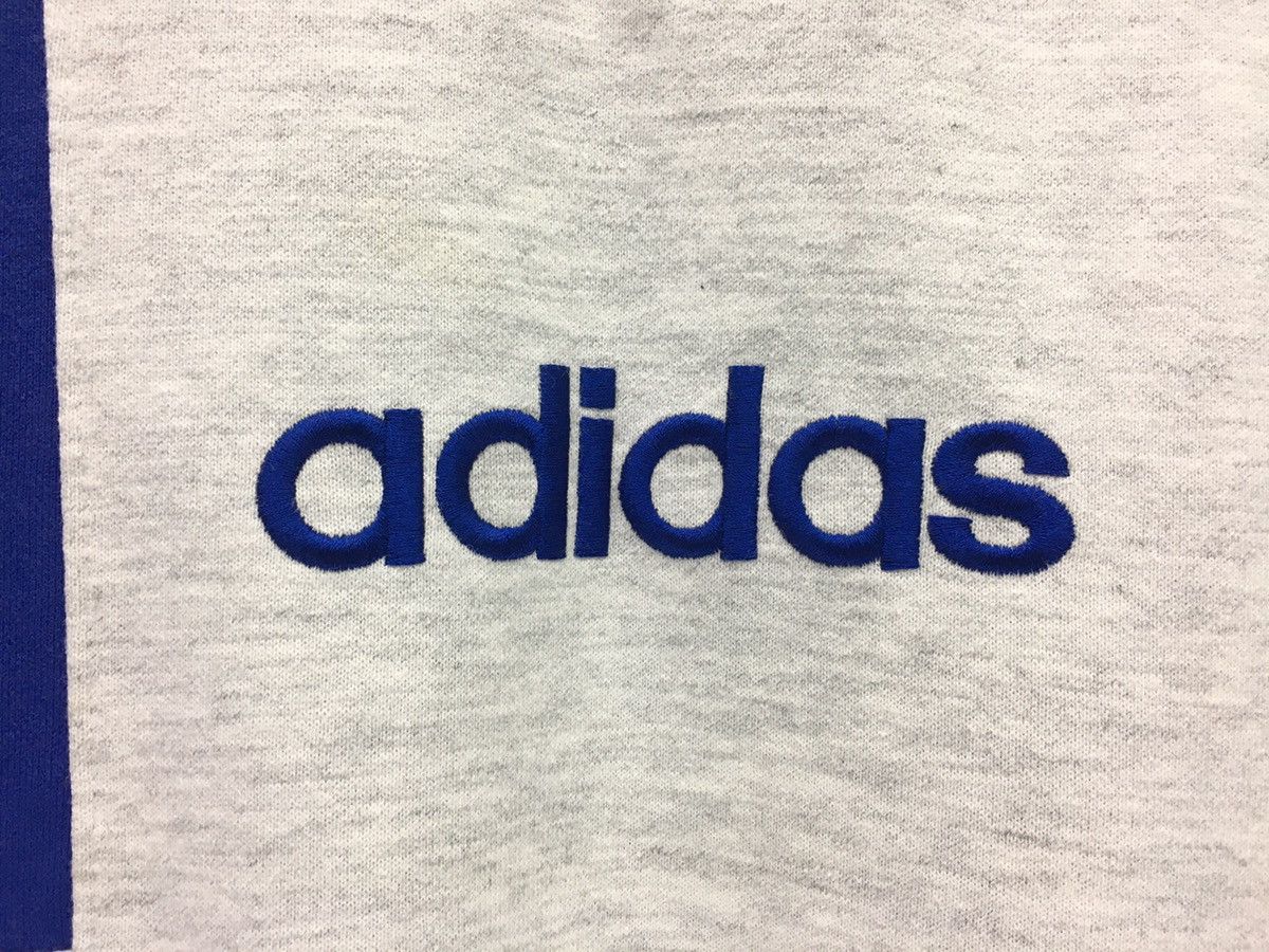 Adidas × Vintage Vintage Adidas Big Logo Nice Design Sweatshirt Size US L / EU 52-54 / 3 - 3 Thumbnail