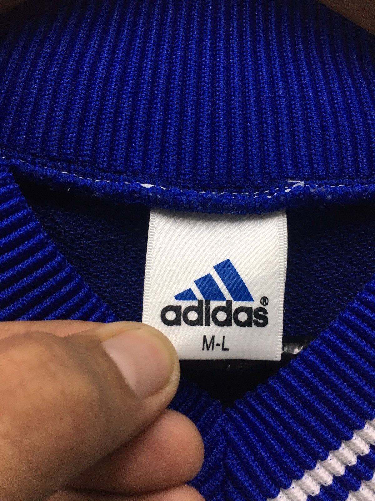 Adidas × Vintage Vintage Adidas Big Logo Nice Design Sweatshirt Size US L / EU 52-54 / 3 - 7 Thumbnail