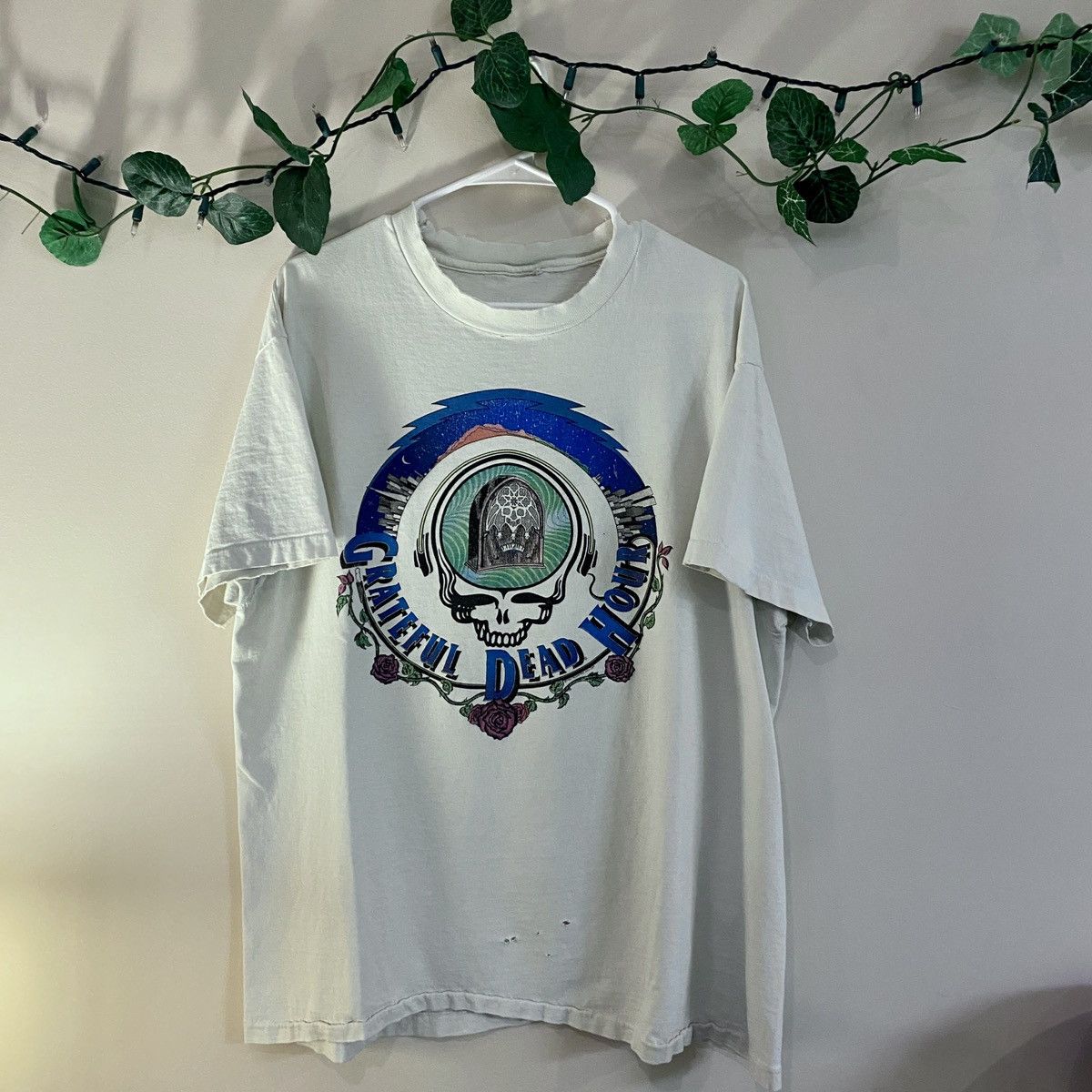 Image of Band Tees x Vintage 1992 Grateful Dead Tour Band T-Shirt in White, Men's (Size XL)