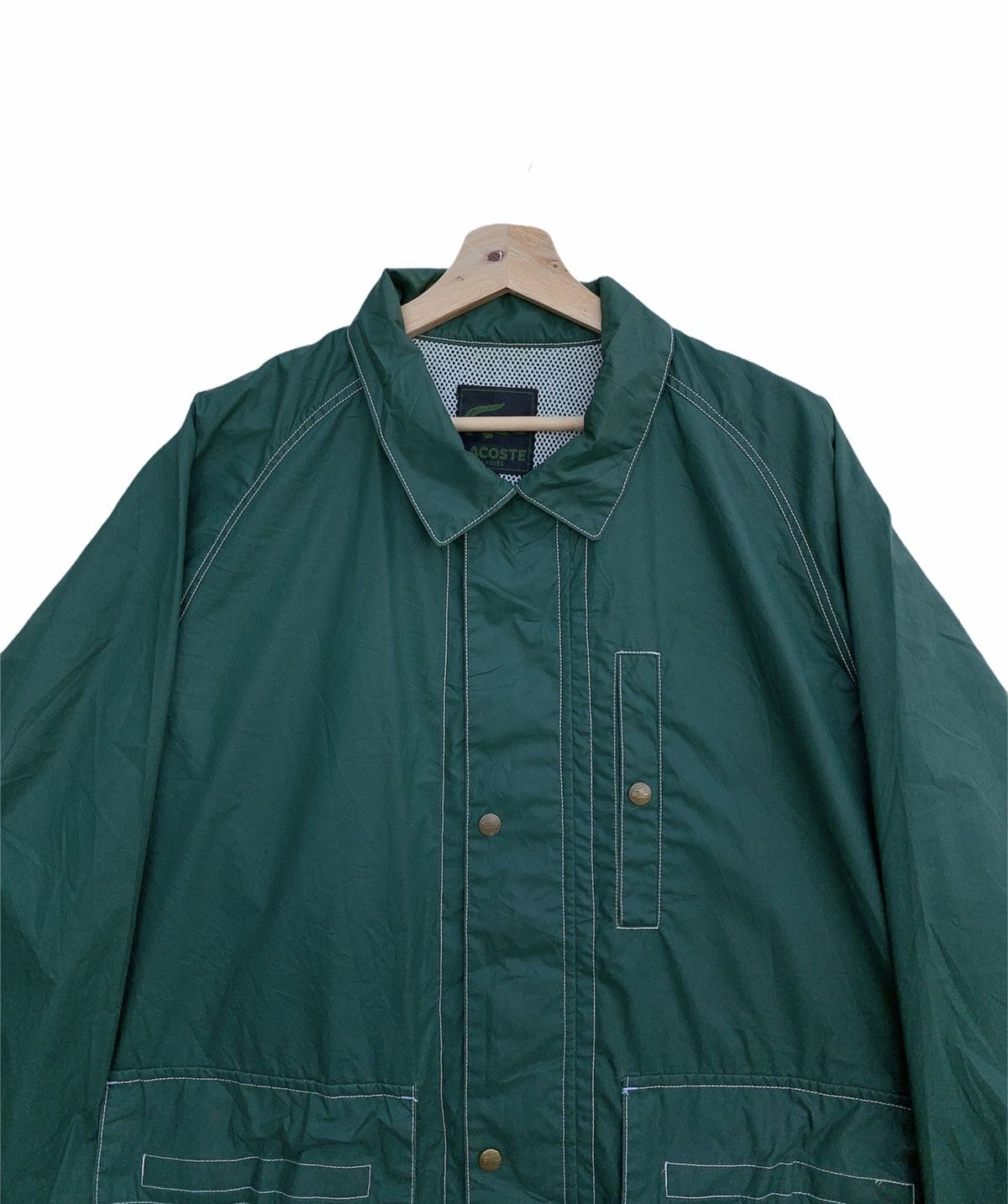 Lacoste Vintage LACOSTE LIGHT JACKET/RAINCOAT Size US XL / EU 56 / 4 - 5 Thumbnail
