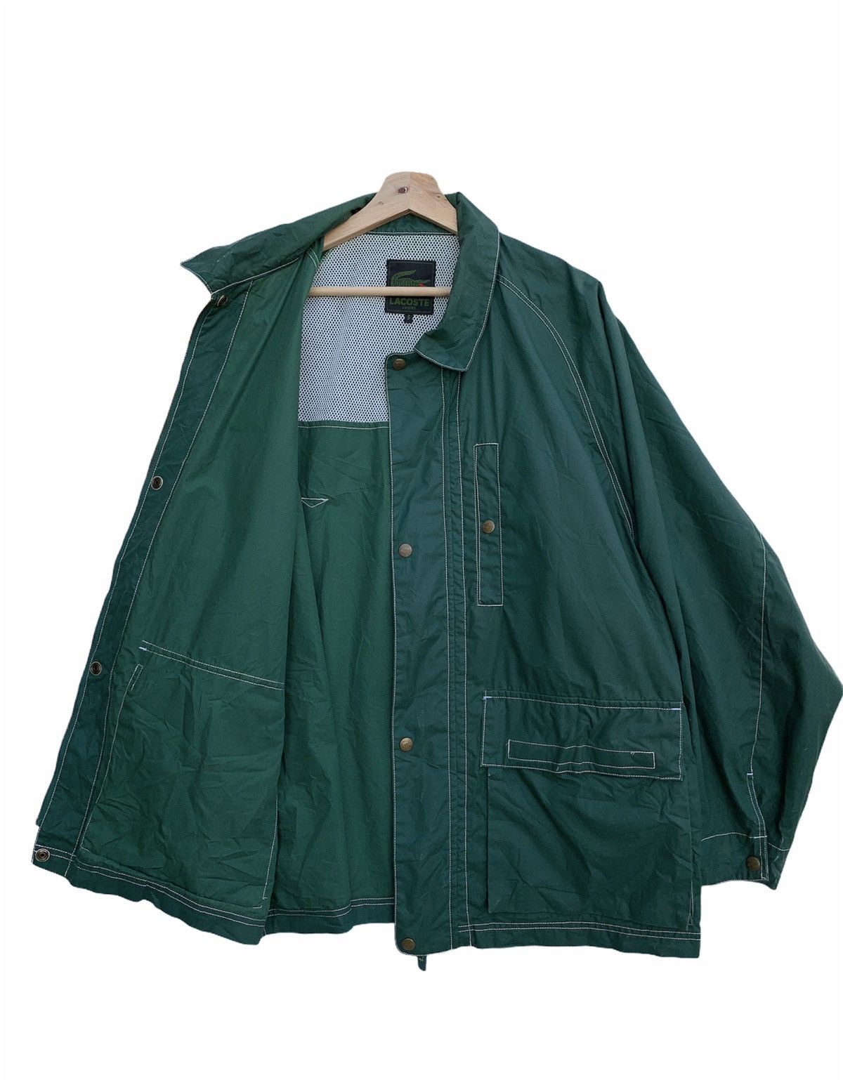 Lacoste Vintage LACOSTE LIGHT JACKET/RAINCOAT Size US XL / EU 56 / 4 - 7 Thumbnail