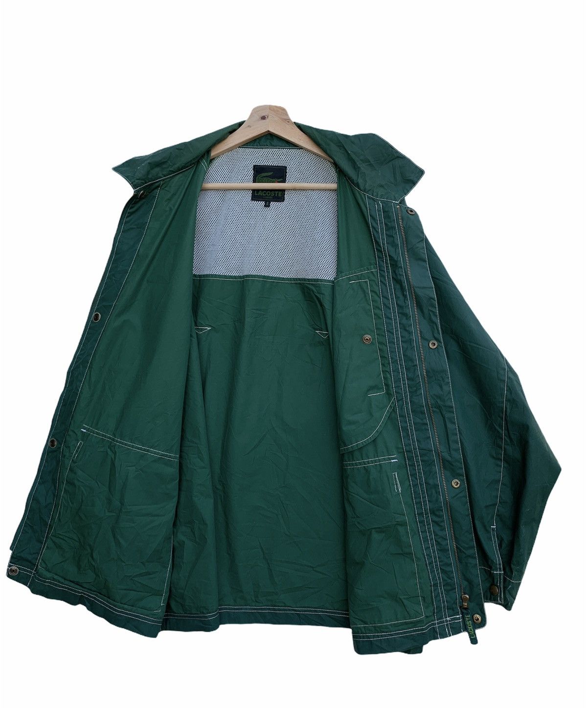Lacoste Vintage LACOSTE LIGHT JACKET/RAINCOAT Size US XL / EU 56 / 4 - 8 Thumbnail
