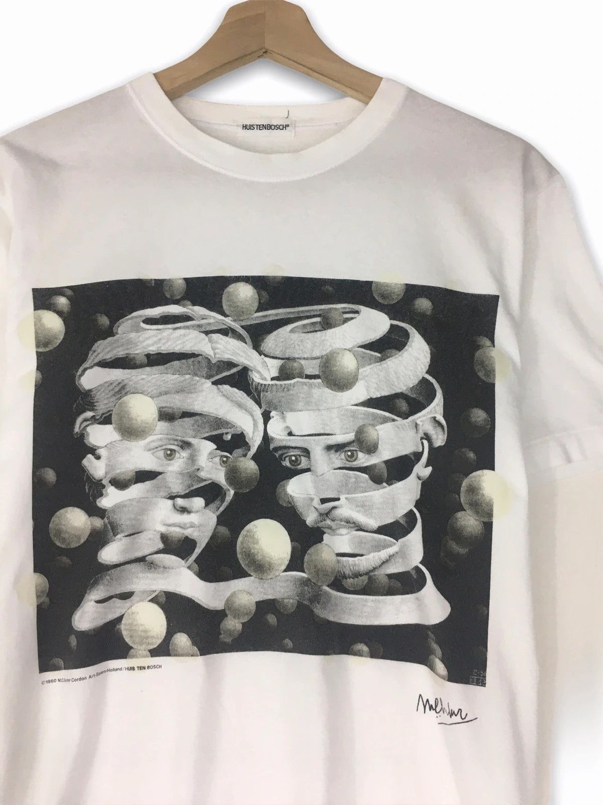 Designer × Vintage Rare Vintage 90’s Art M.C.Esher Cordon by Huis Ten Bosch Size US M / EU 48-50 / 2 - 8 Thumbnail