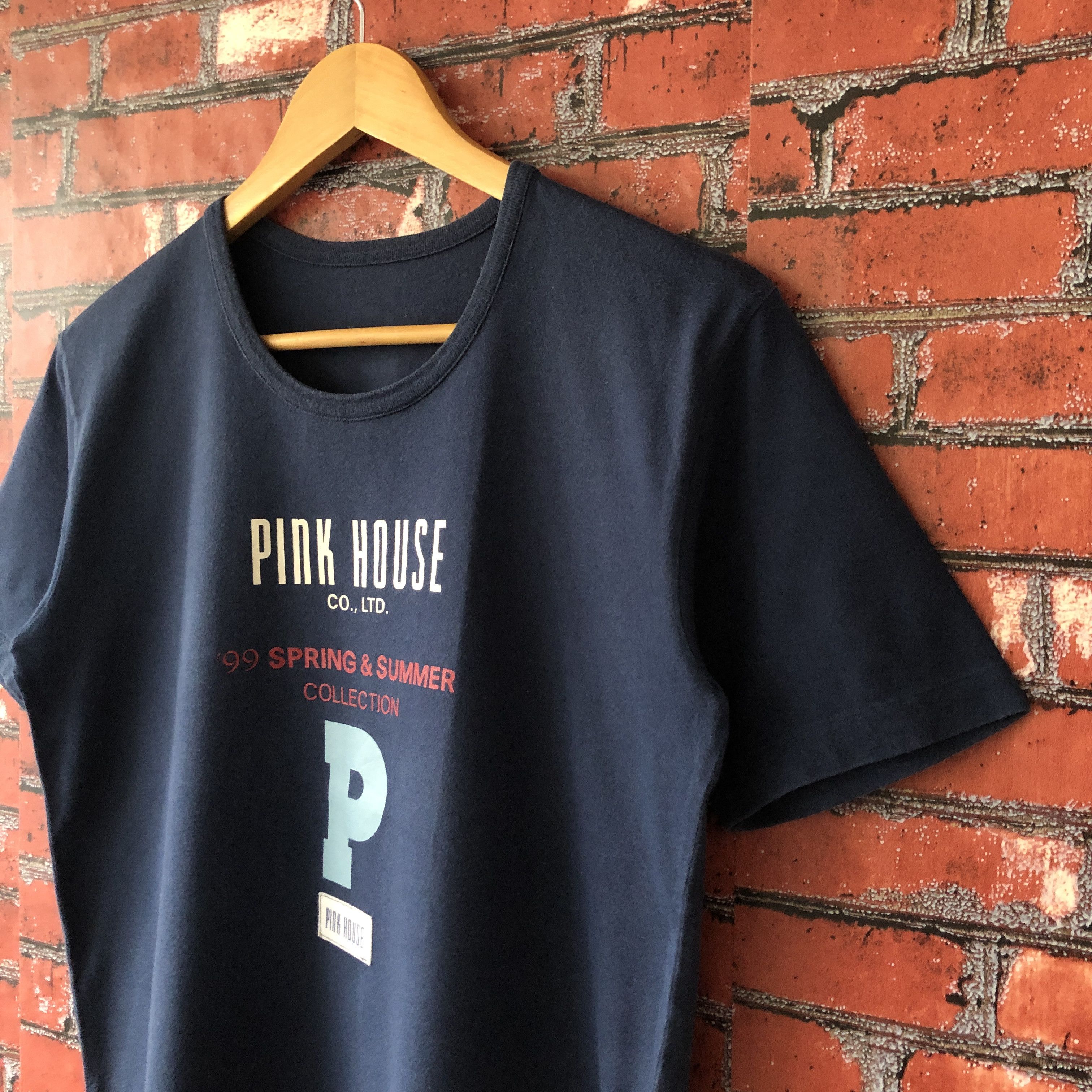 Karl Helmut × Pink House × Vintage SS99 Pink House Karl Helmut Big Logo Vintage Tee Shirt M Size US M / EU 48-50 / 2 - 5 Thumbnail
