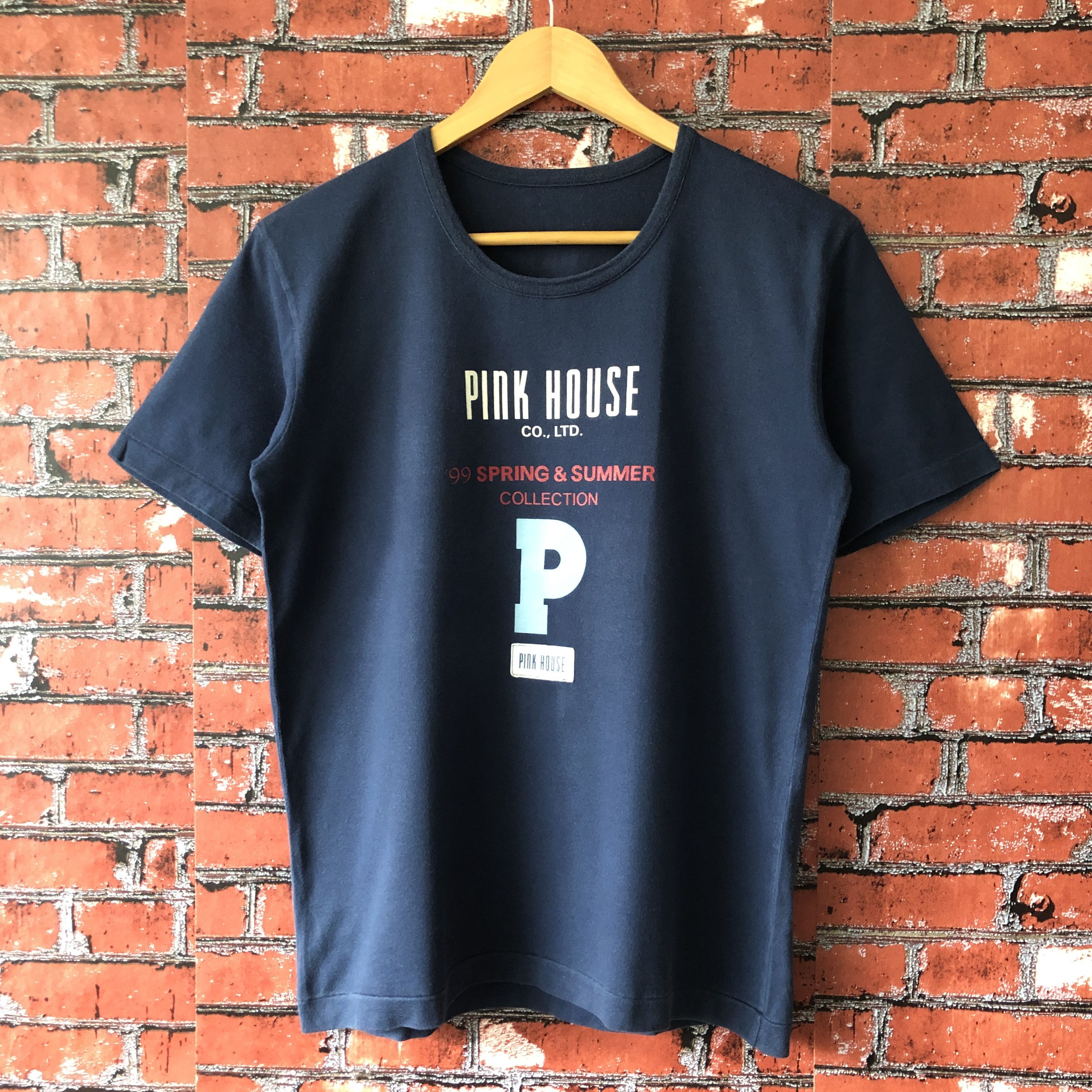 Karl Helmut × Pink House × Vintage SS99 Pink House Karl Helmut Big Logo Vintage Tee Shirt M Size US M / EU 48-50 / 2 - 1 Thumbnail