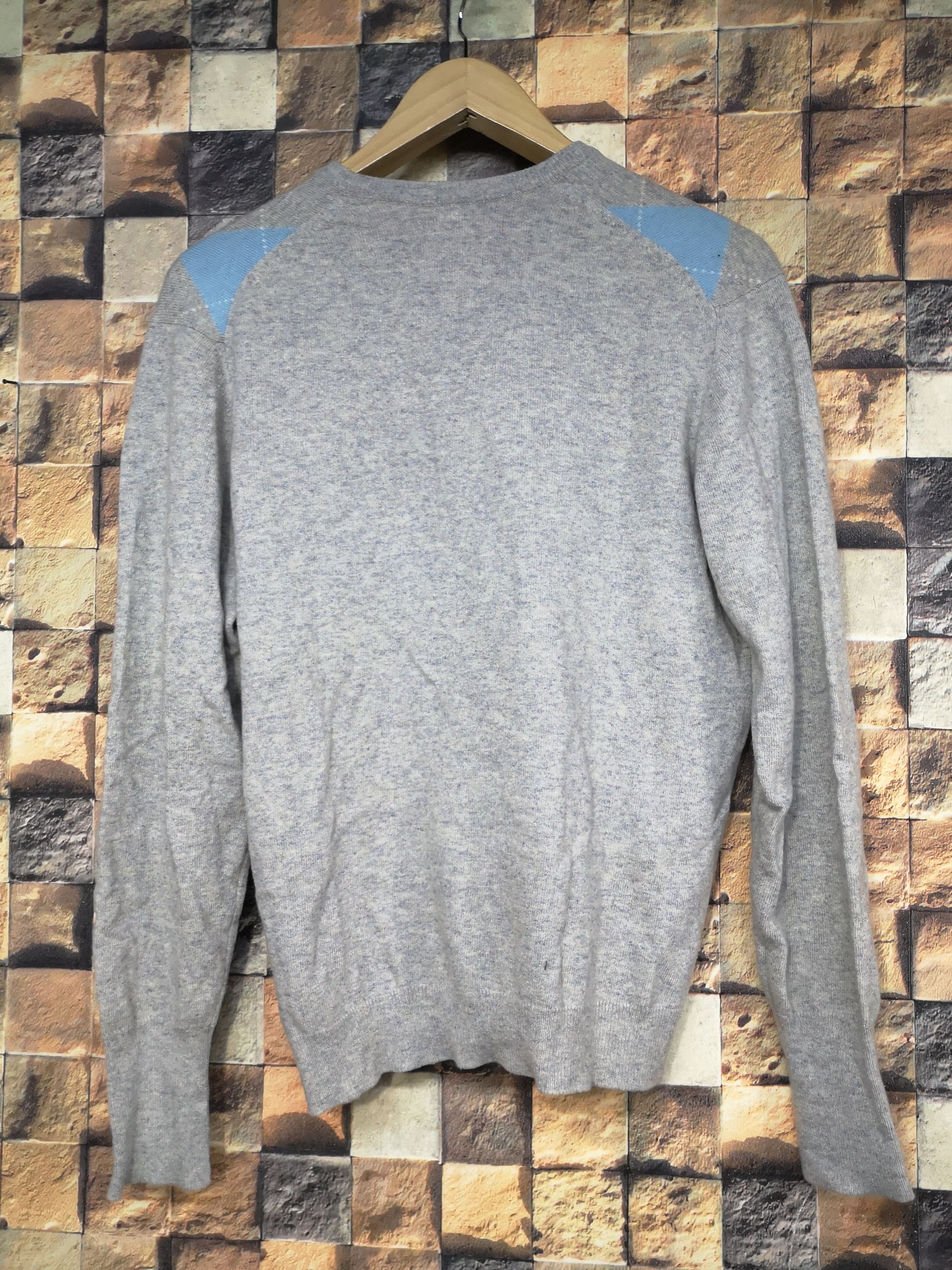 Gucci Vintage 70s Gucci Hand Intarsia Cashmere Jumper Size US L / EU 52-54 / 3 - 2 Thumbnail