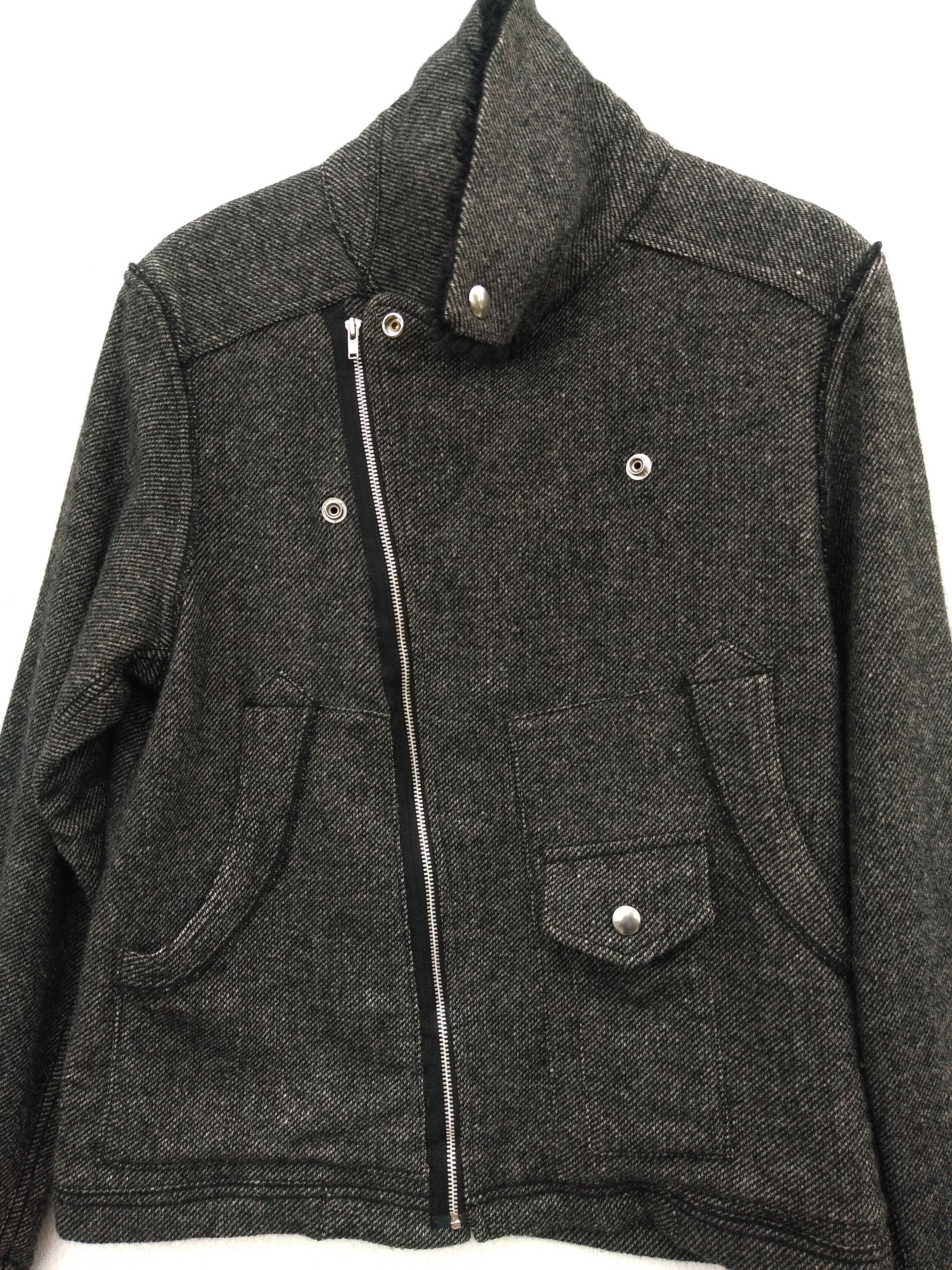 CABANE de ZUCCa × Issey Miyake × Japanese Brand Vintage Cabane de Zucca Mods Indie Women Punk Jacket Sweater Size M / US 6-8 / IT 42-44 - 8 Thumbnail