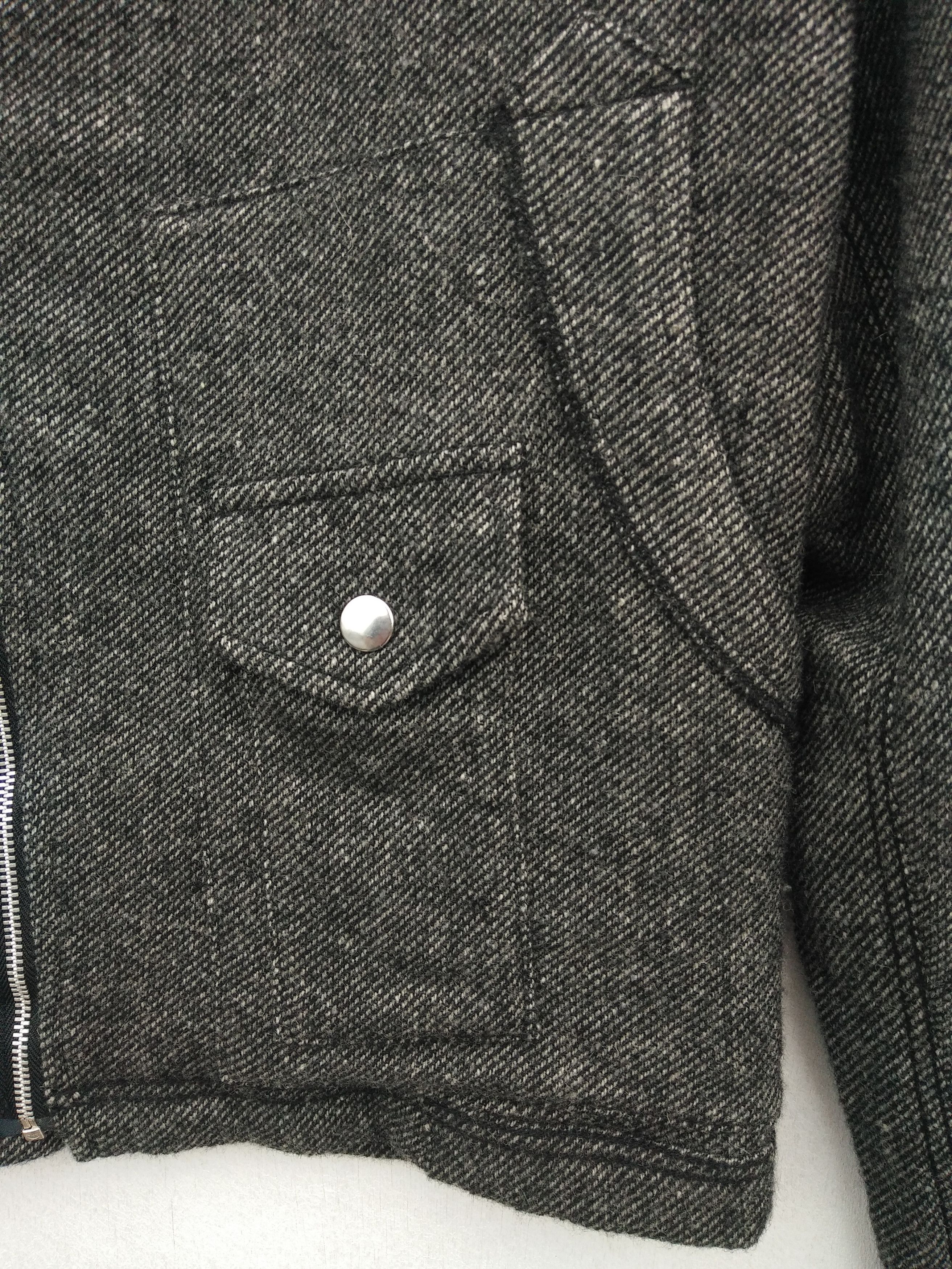 CABANE de ZUCCa × Issey Miyake × Japanese Brand Vintage Cabane de Zucca Mods Indie Women Punk Jacket Sweater Size M / US 6-8 / IT 42-44 - 16 Thumbnail
