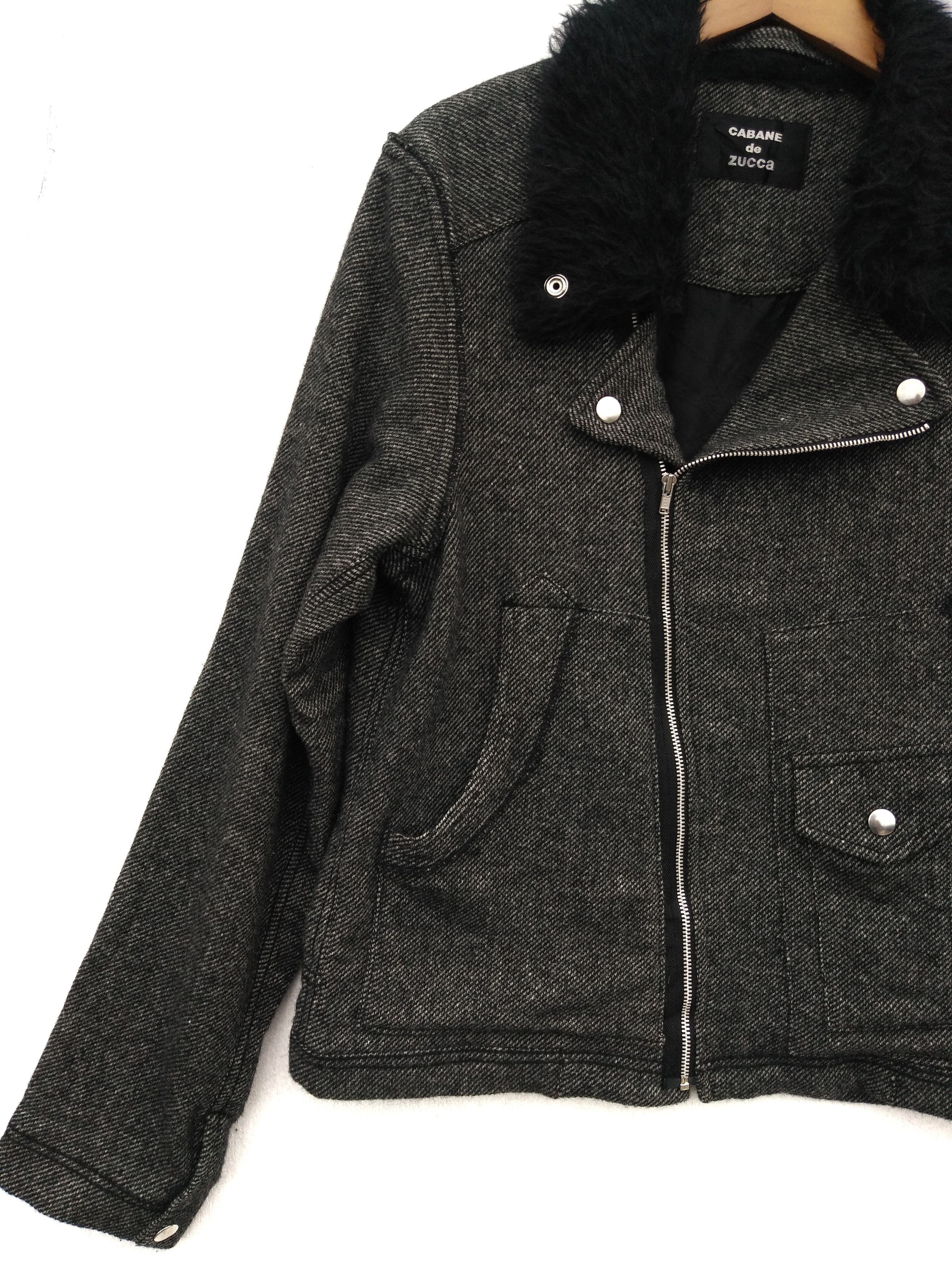CABANE de ZUCCa × Issey Miyake × Japanese Brand Vintage Cabane de Zucca Mods Indie Women Punk Jacket Sweater Size M / US 6-8 / IT 42-44 - 5 Thumbnail