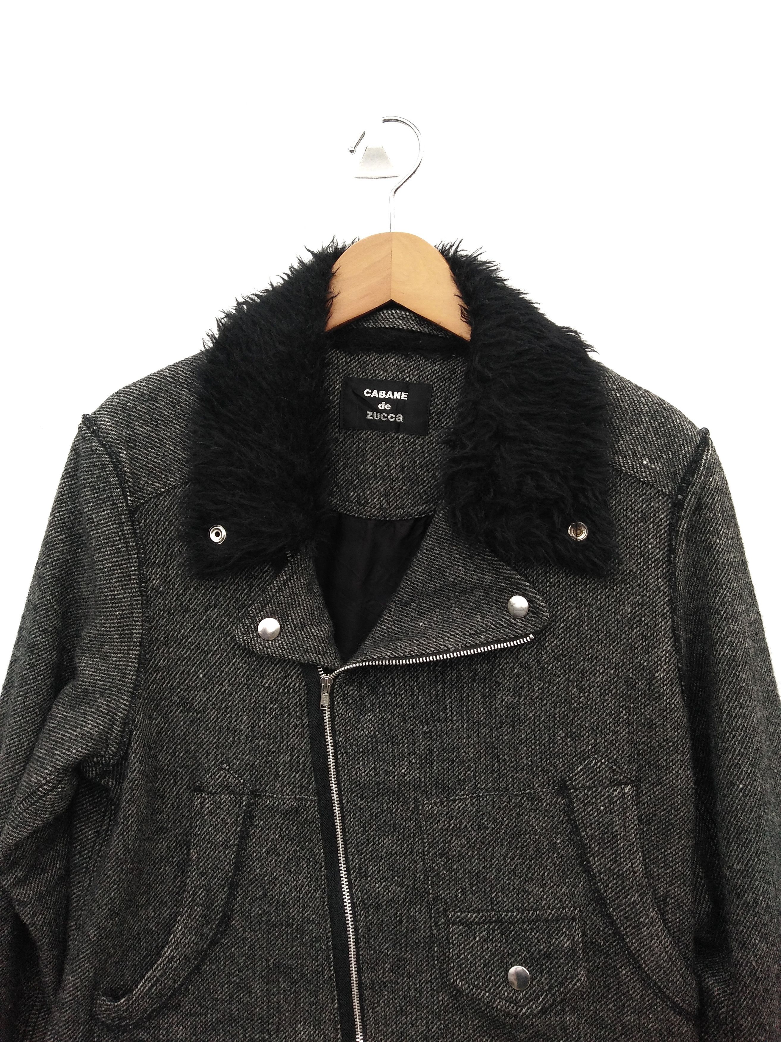 CABANE de ZUCCa × Issey Miyake × Japanese Brand Vintage Cabane de Zucca Mods Indie Women Punk Jacket Sweater Size M / US 6-8 / IT 42-44 - 4 Thumbnail