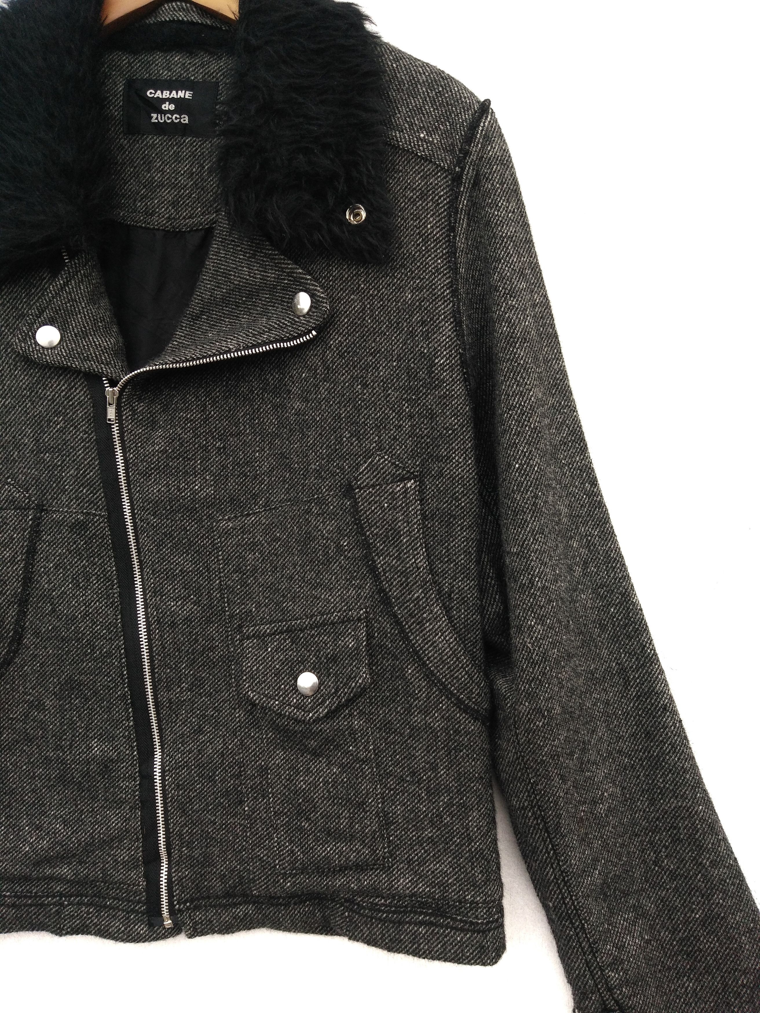 CABANE de ZUCCa × Issey Miyake × Japanese Brand Vintage Cabane de Zucca Mods Indie Women Punk Jacket Sweater Size M / US 6-8 / IT 42-44 - 6 Thumbnail