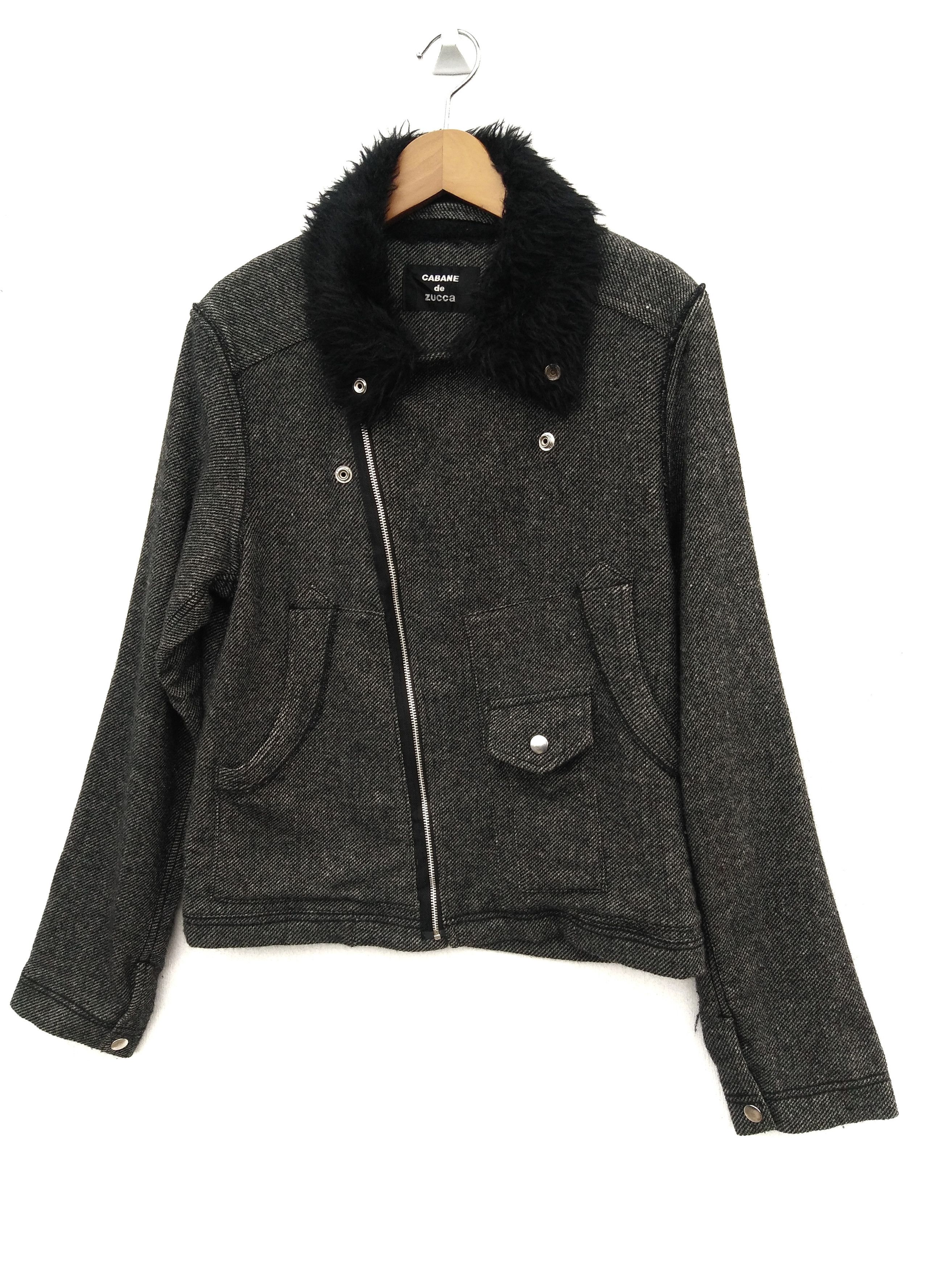 CABANE de ZUCCa × Issey Miyake × Japanese Brand Vintage Cabane de Zucca Mods Indie Women Punk Jacket Sweater Size M / US 6-8 / IT 42-44 - 7 Thumbnail