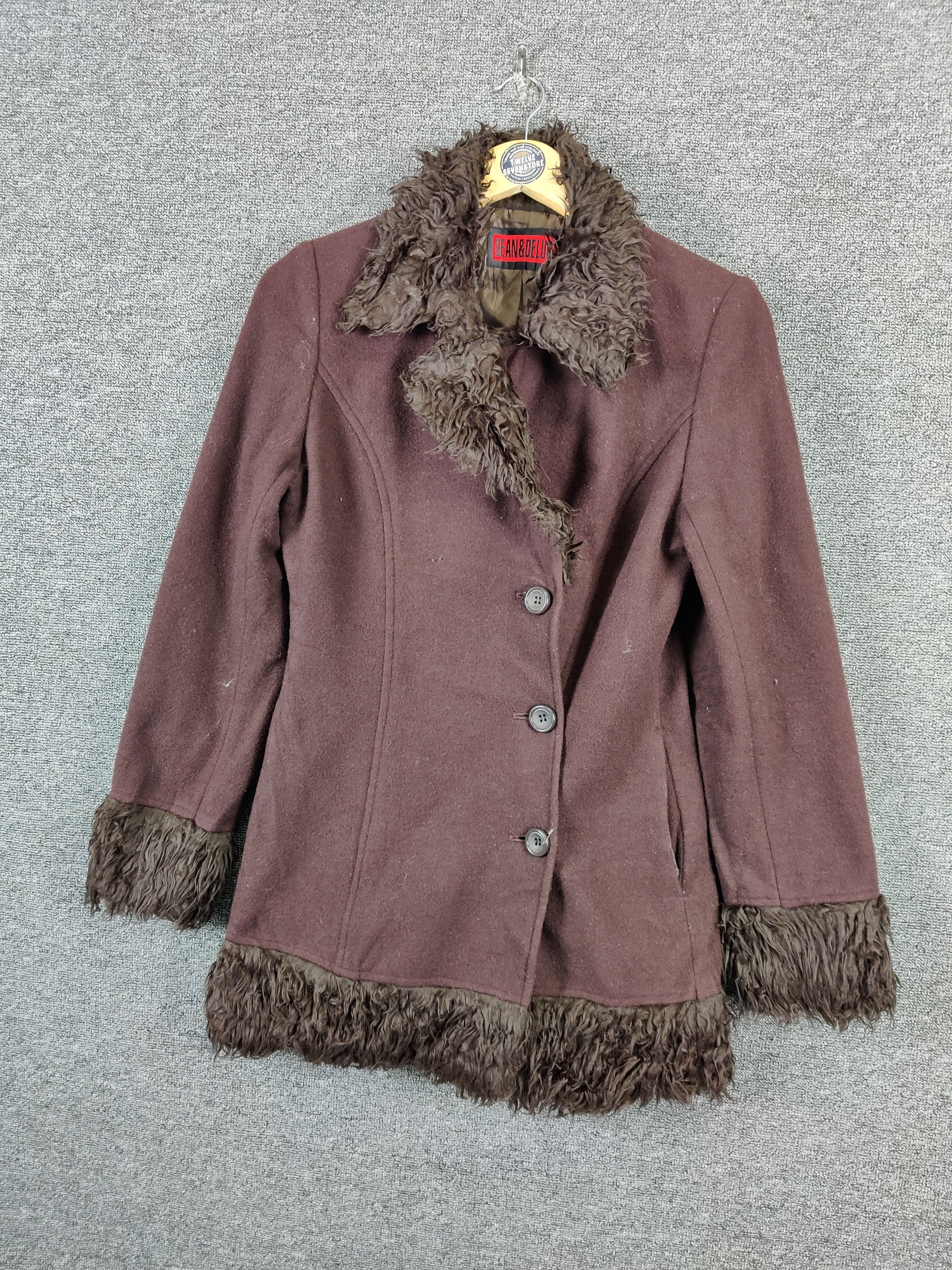 Japanese Brand Vintage Dean Delica Faux Fur Coat Size US S / EU 44-46 / 1 - 2 Thumbnail