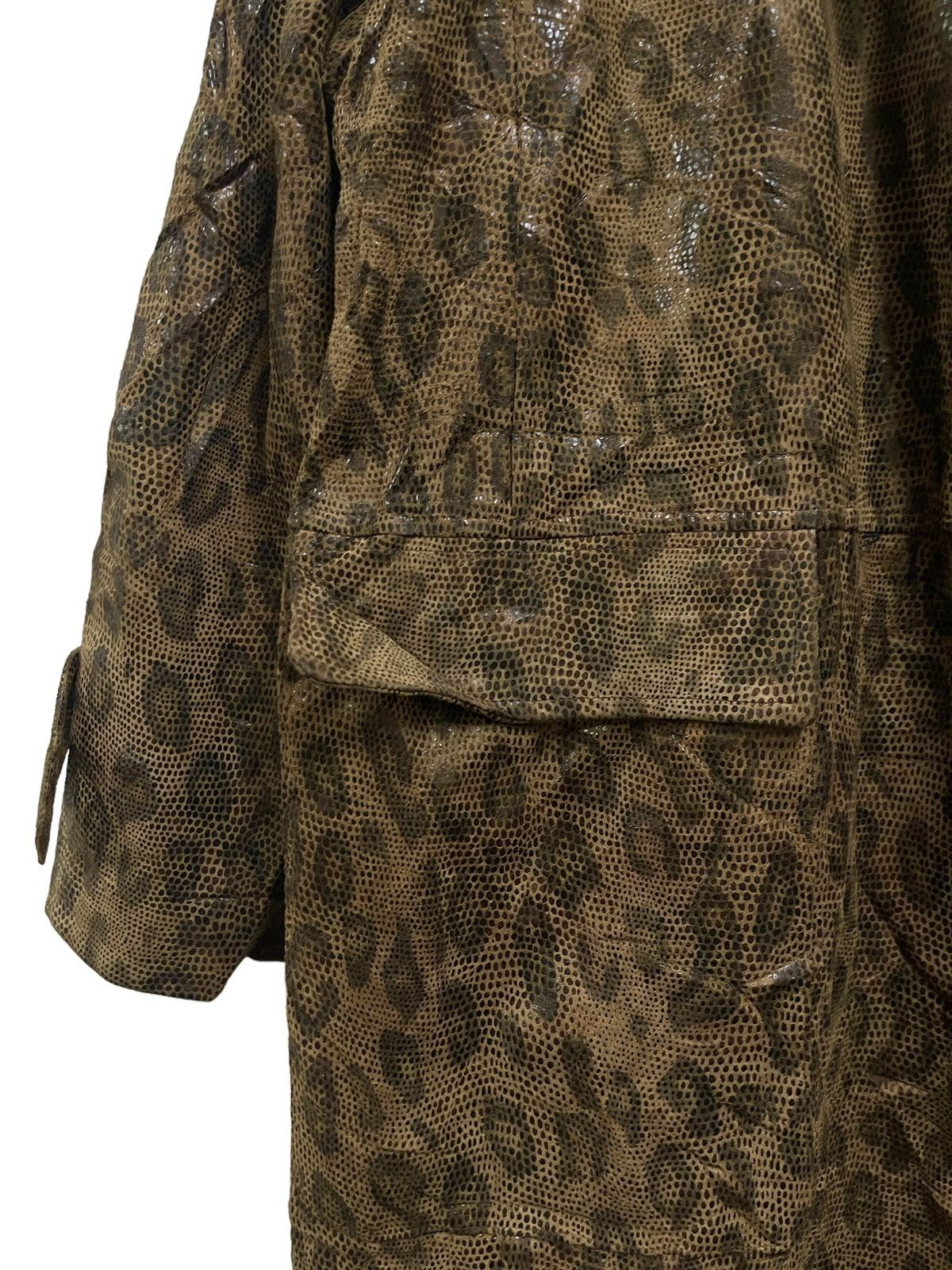 Vintage Vintage Leopard Leather Trench Coat Jha-Jha by Fook Designer Size US M / EU 48-50 / 2 - 7 Thumbnail