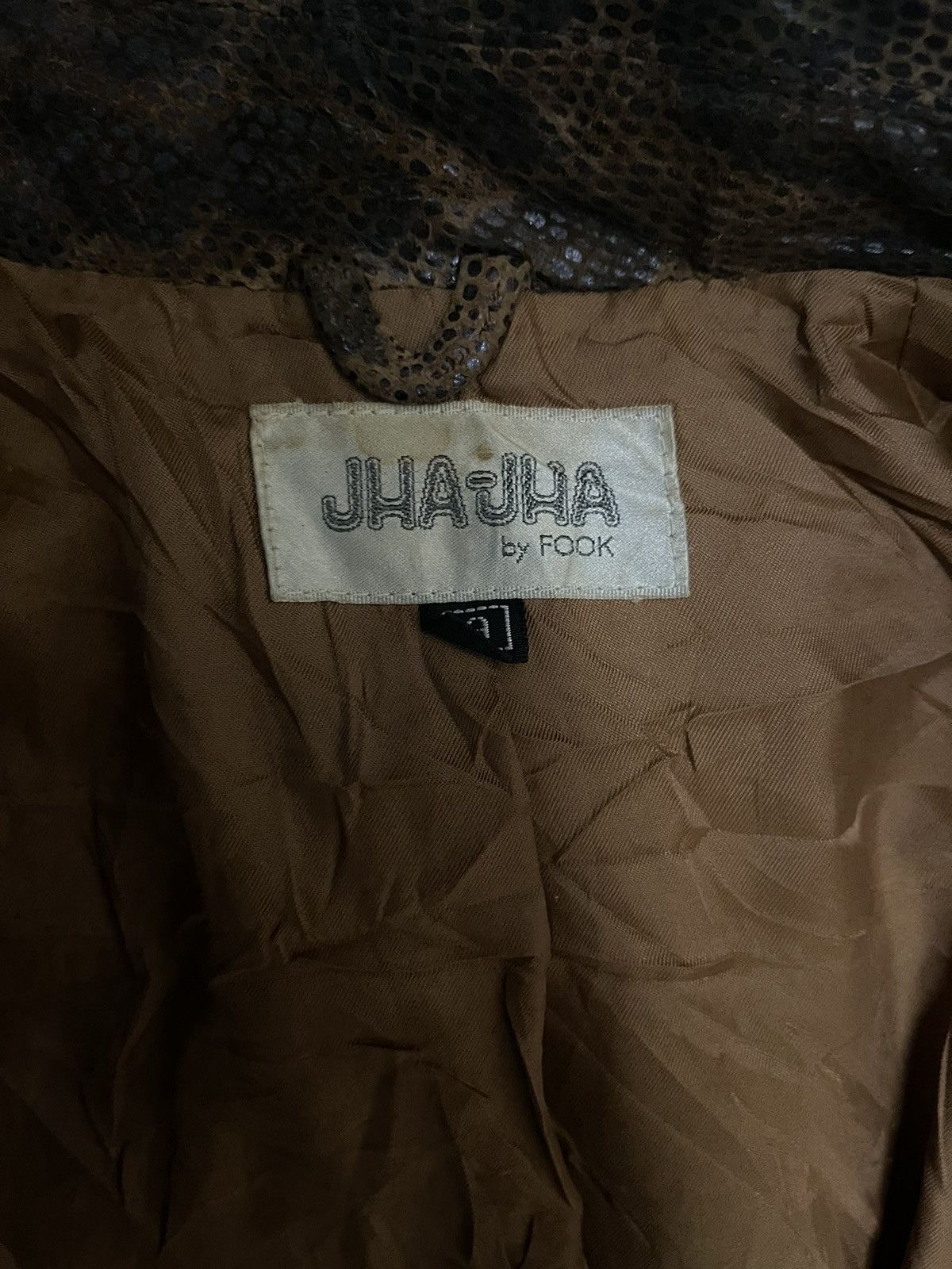 Vintage Vintage Leopard Leather Trench Coat Jha-Jha by Fook Designer Size US M / EU 48-50 / 2 - 14 Thumbnail
