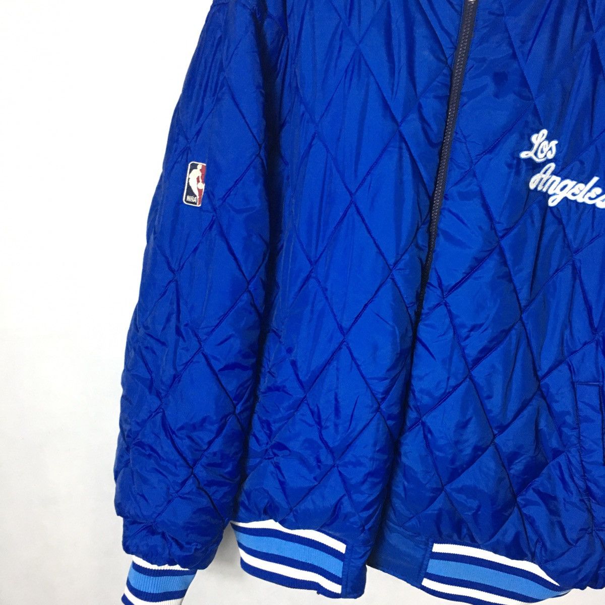 NBA × Vintage Vintage LA Lakers Reversible Bomber Flight Kobe Jacket Size US XXL / EU 58 / 5 - 9 Thumbnail