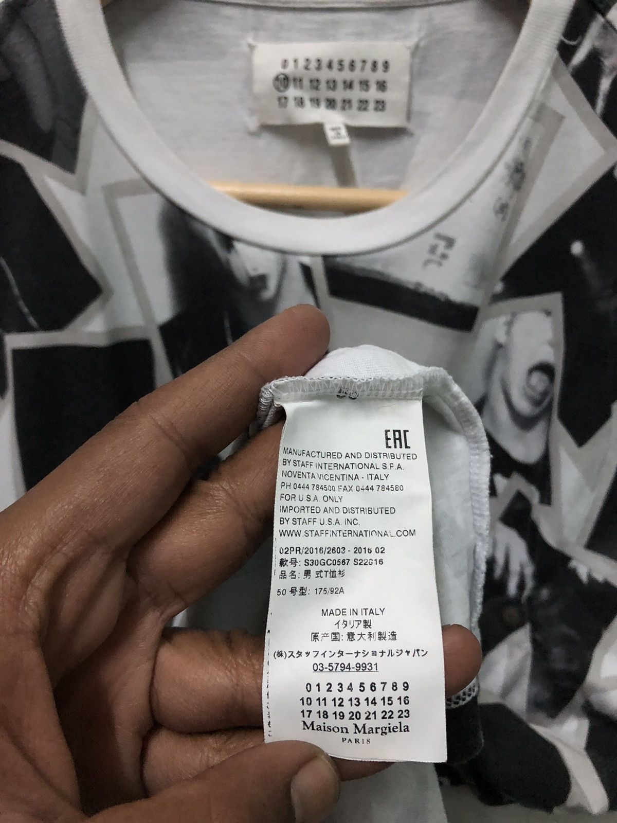 Maison Margiela MAISON MARGIELA POLAROID AND PEACE, JOY TEE FULLPRINT Size US M / EU 48-50 / 2 - 9 Thumbnail