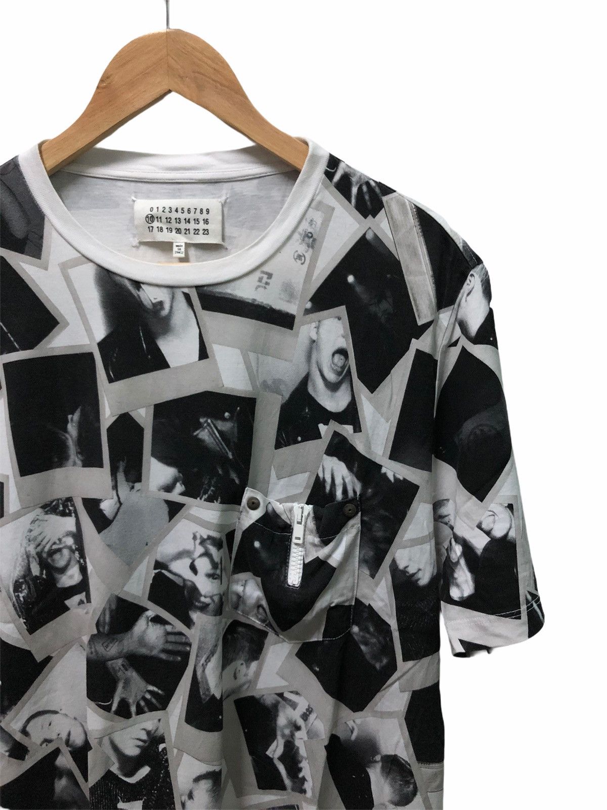 Maison Margiela MAISON MARGIELA POLAROID AND PEACE, JOY TEE FULLPRINT Size US M / EU 48-50 / 2 - 2 Thumbnail