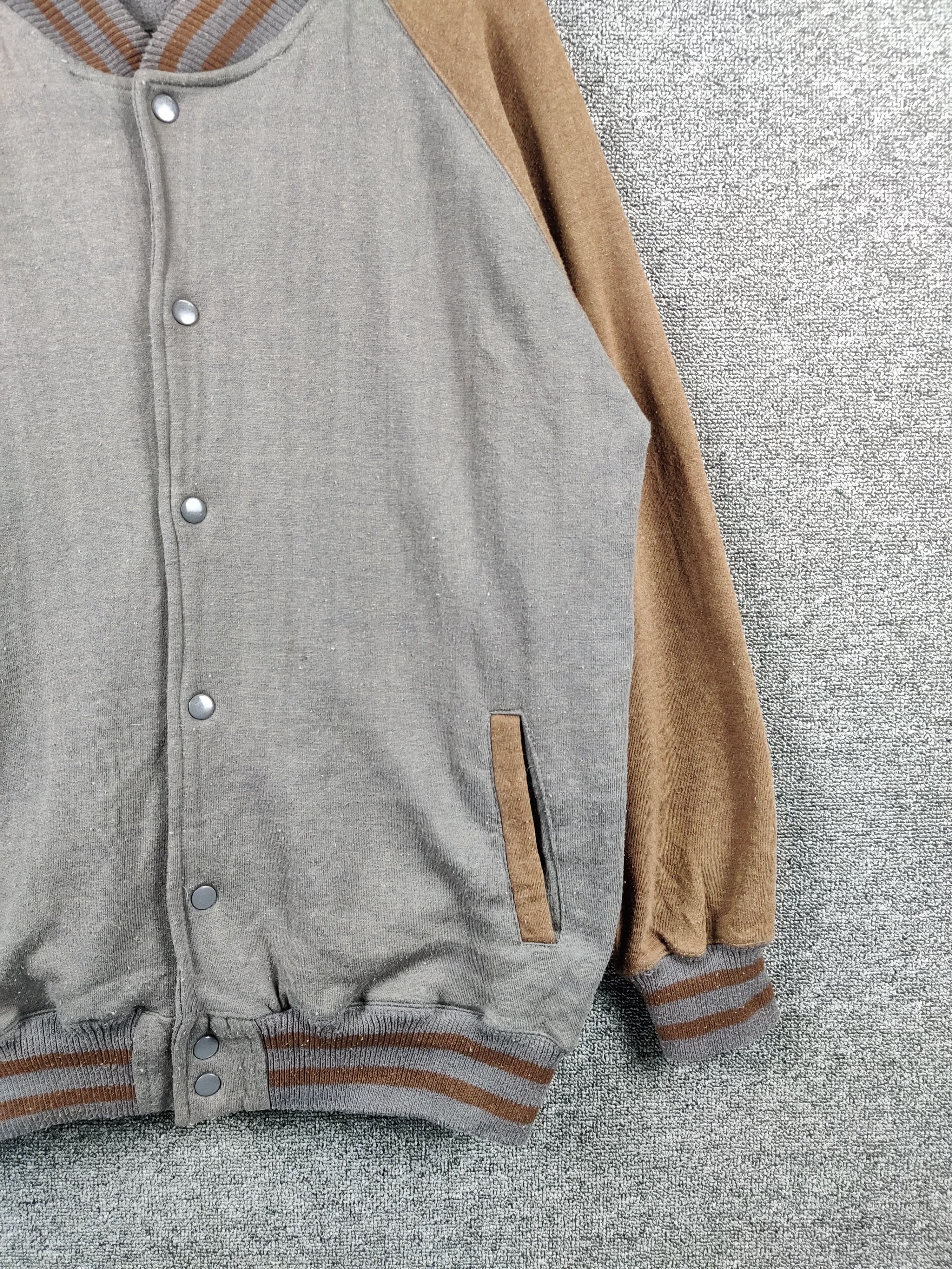 Japanese Brand Barcedos Plain Sweater Jacket Snap Button Size US L / EU 52-54 / 3 - 3 Thumbnail