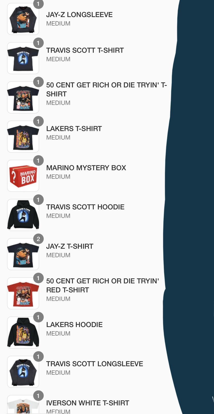 Marino Morwood LAST DROP EVER EVER Marino Morwood LA Lakers Dynasty T-Shirt Size US M / EU 48-50 / 2 - 6 Thumbnail