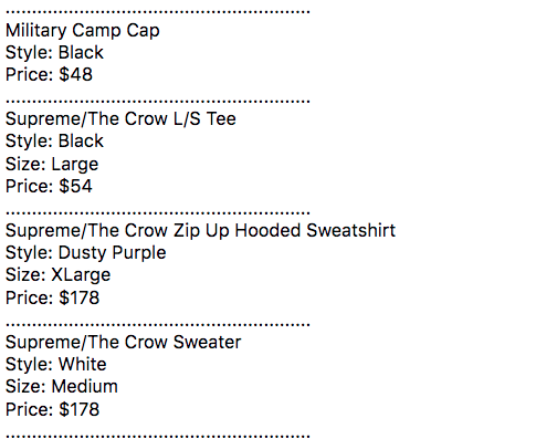 Supreme Supreme The Crow Sweater White Medium Size US M / EU 48-50 / 2 - 5 Thumbnail