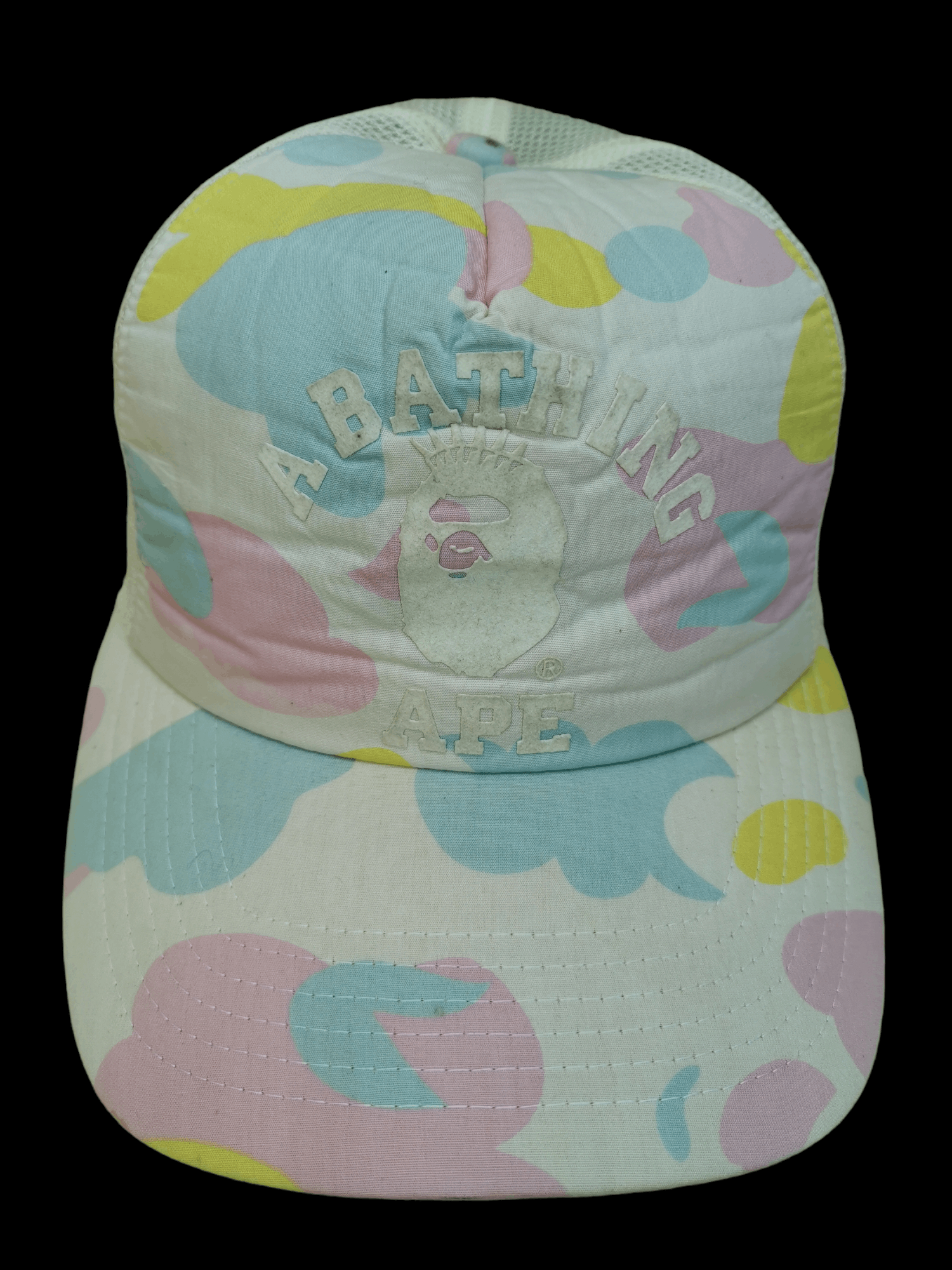 Bape BAPE Cotton Candy College Mesh Cap Size ONE SIZE - 1 Thumbnail