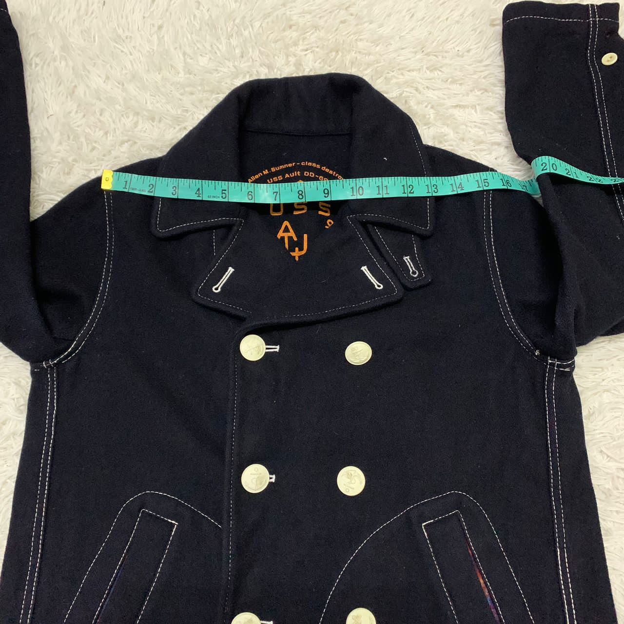Japanese Brand Allen M.Sumner USS Ault DD698 jacket hand made in Japan Size US M / EU 48-50 / 2 - 7 Thumbnail