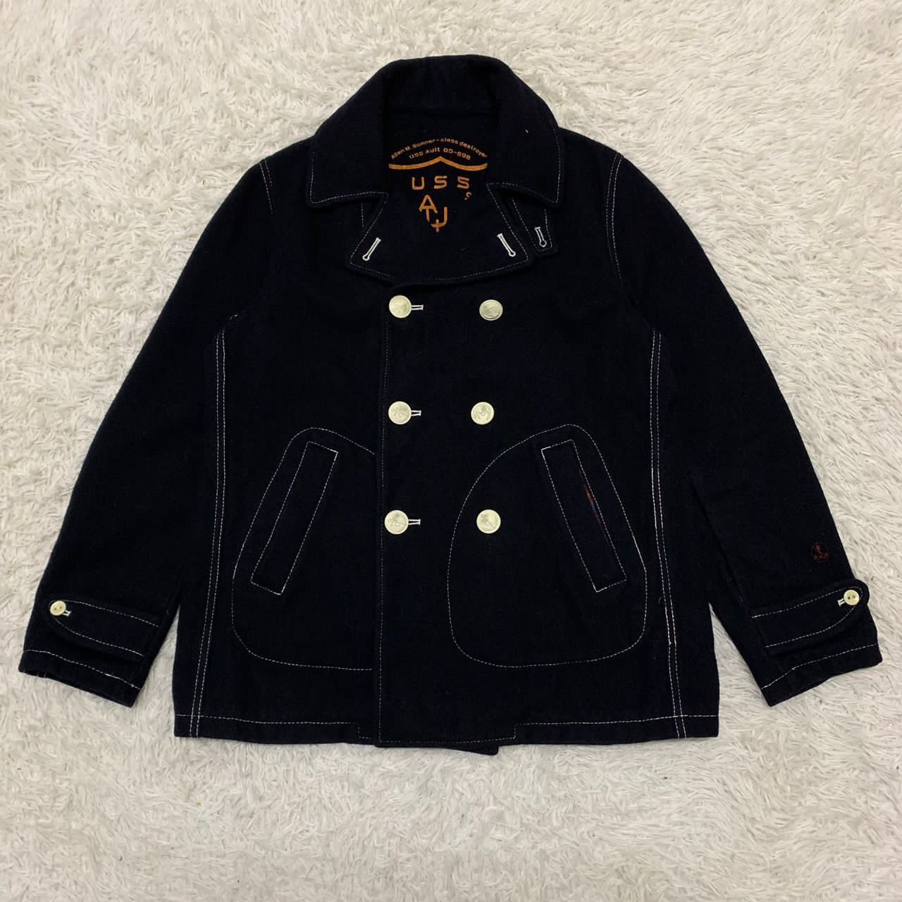 Japanese Brand Allen M.Sumner USS Ault DD698 jacket hand made in Japan Size US M / EU 48-50 / 2 - 13 Thumbnail