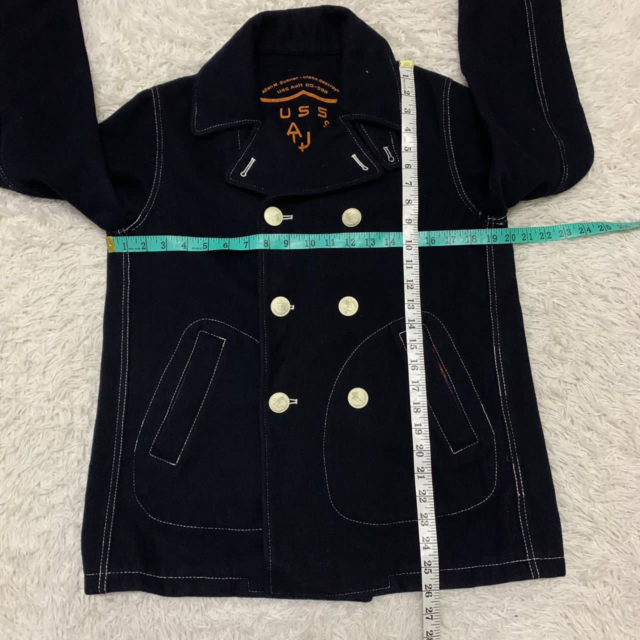 Japanese Brand Allen M.Sumner USS Ault DD698 jacket hand made in Japan Size US M / EU 48-50 / 2 - 6 Thumbnail