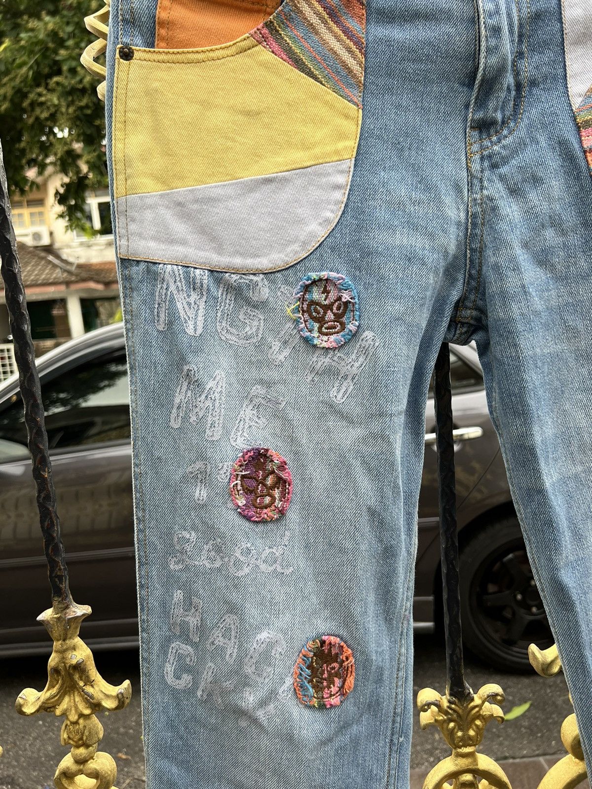Japanese Brand × Vintage Vintage rough natural charm jeans Size US 30 / EU 46 - 4 Thumbnail