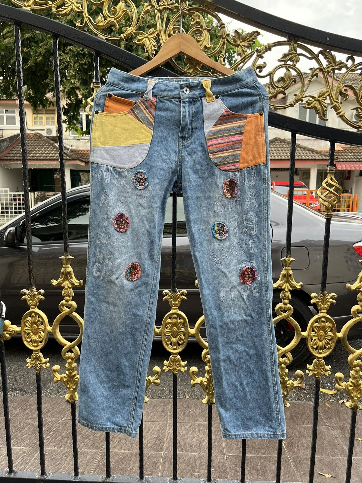 Japanese Brand × Vintage Vintage rough natural charm jeans Size US 30 / EU 46 - 1 Thumbnail
