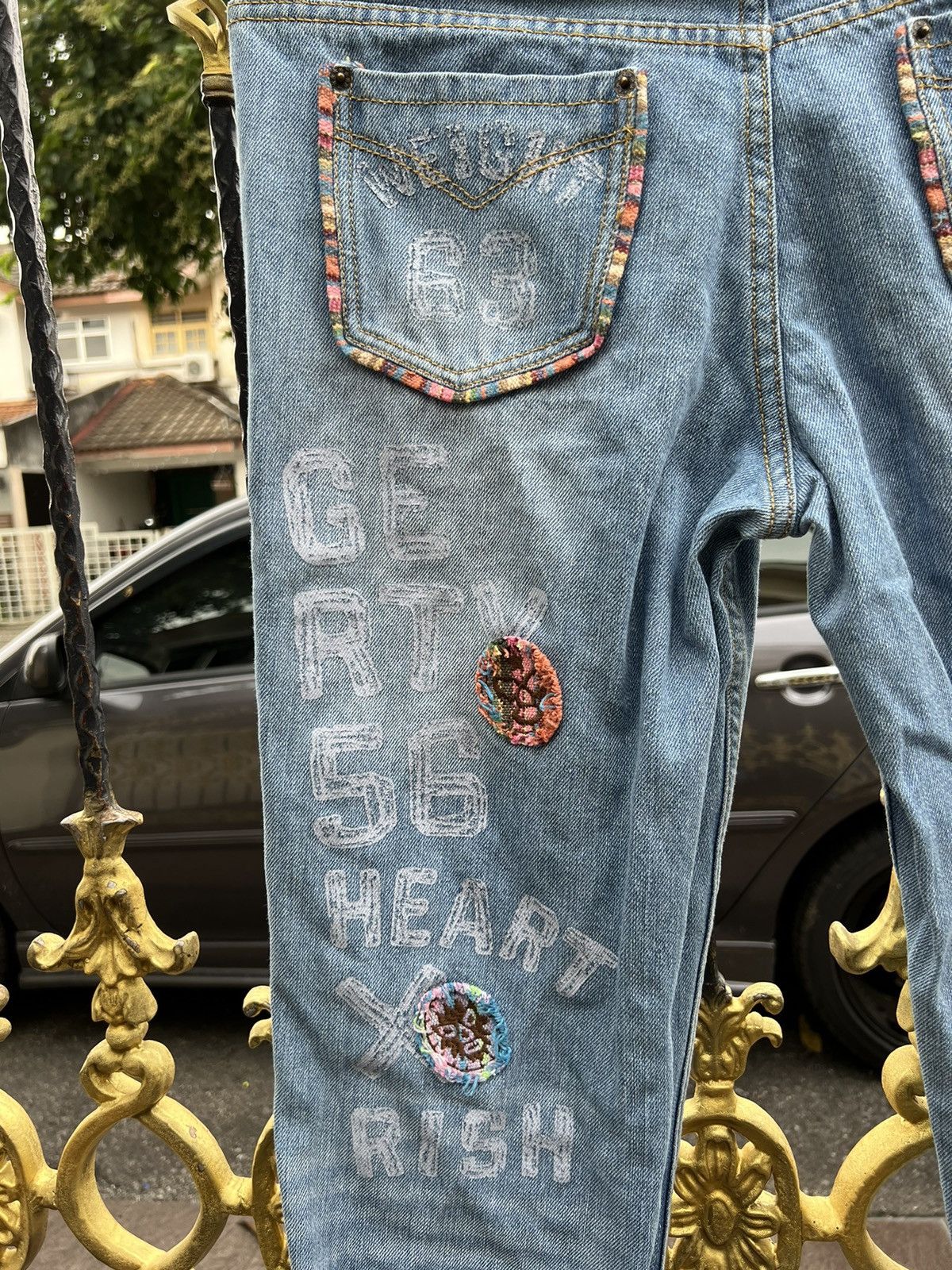 Japanese Brand × Vintage Vintage rough natural charm jeans Size US 30 / EU 46 - 8 Thumbnail