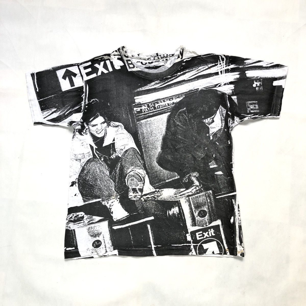 Vintage Rare! Vintage Overprint Couples Escape Broadway Exit Tee Size US M / EU 48-50 / 2 - 1 Thumbnail
