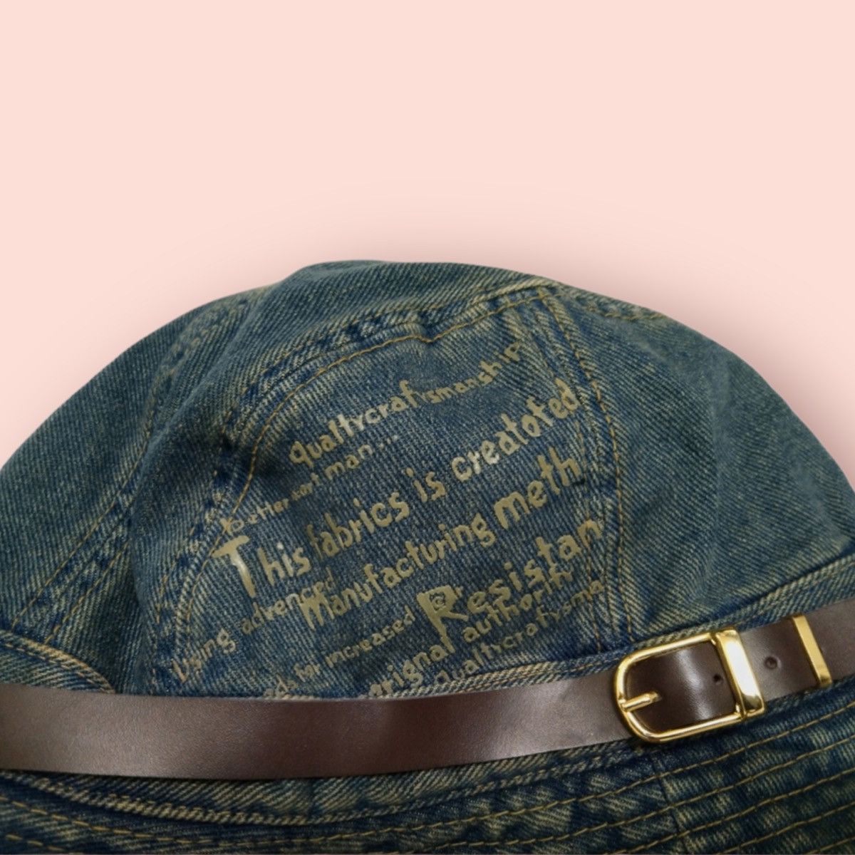 Designer × Golden Denim × Vintage RARE VINTAGE DENIM BUCKET HAT SPORT REPLAY Size ONE SIZE - 2 Thumbnail