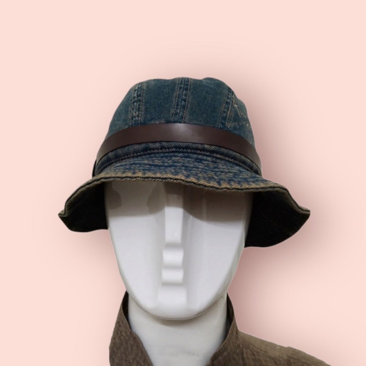Designer × Golden Denim × Vintage RARE VINTAGE DENIM BUCKET HAT SPORT REPLAY Size ONE SIZE - 7 Thumbnail
