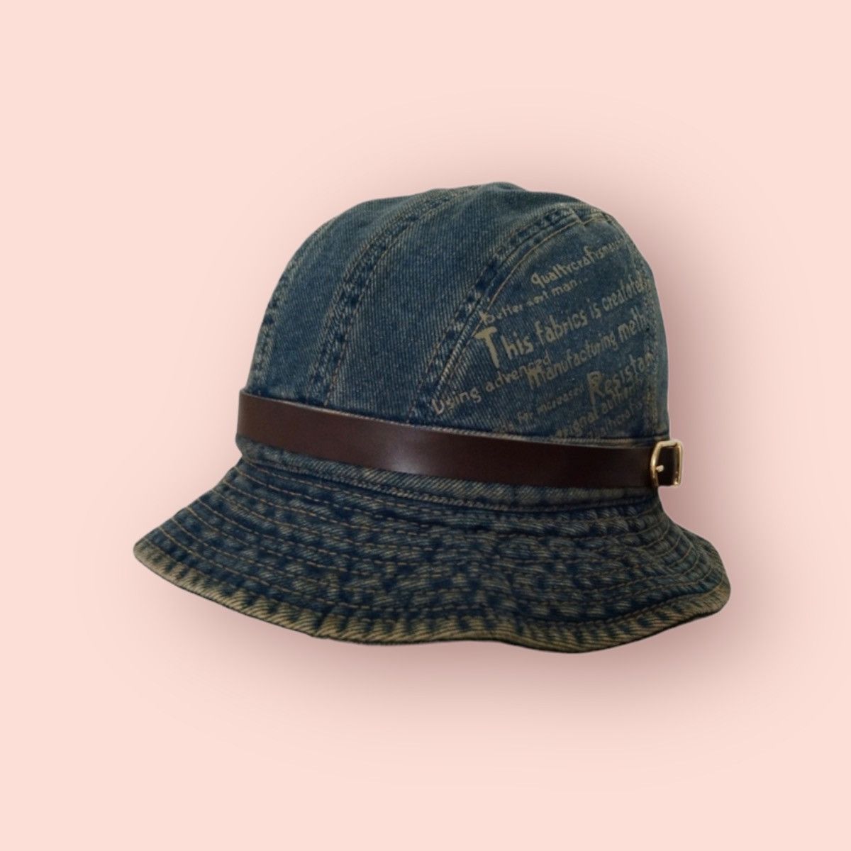 Designer × Golden Denim × Vintage RARE VINTAGE DENIM BUCKET HAT SPORT REPLAY Size ONE SIZE - 6 Thumbnail
