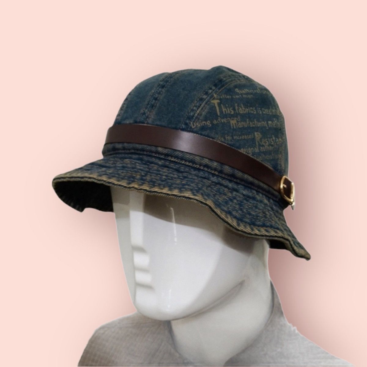 Designer × Golden Denim × Vintage RARE VINTAGE DENIM BUCKET HAT SPORT REPLAY Size ONE SIZE - 5 Thumbnail